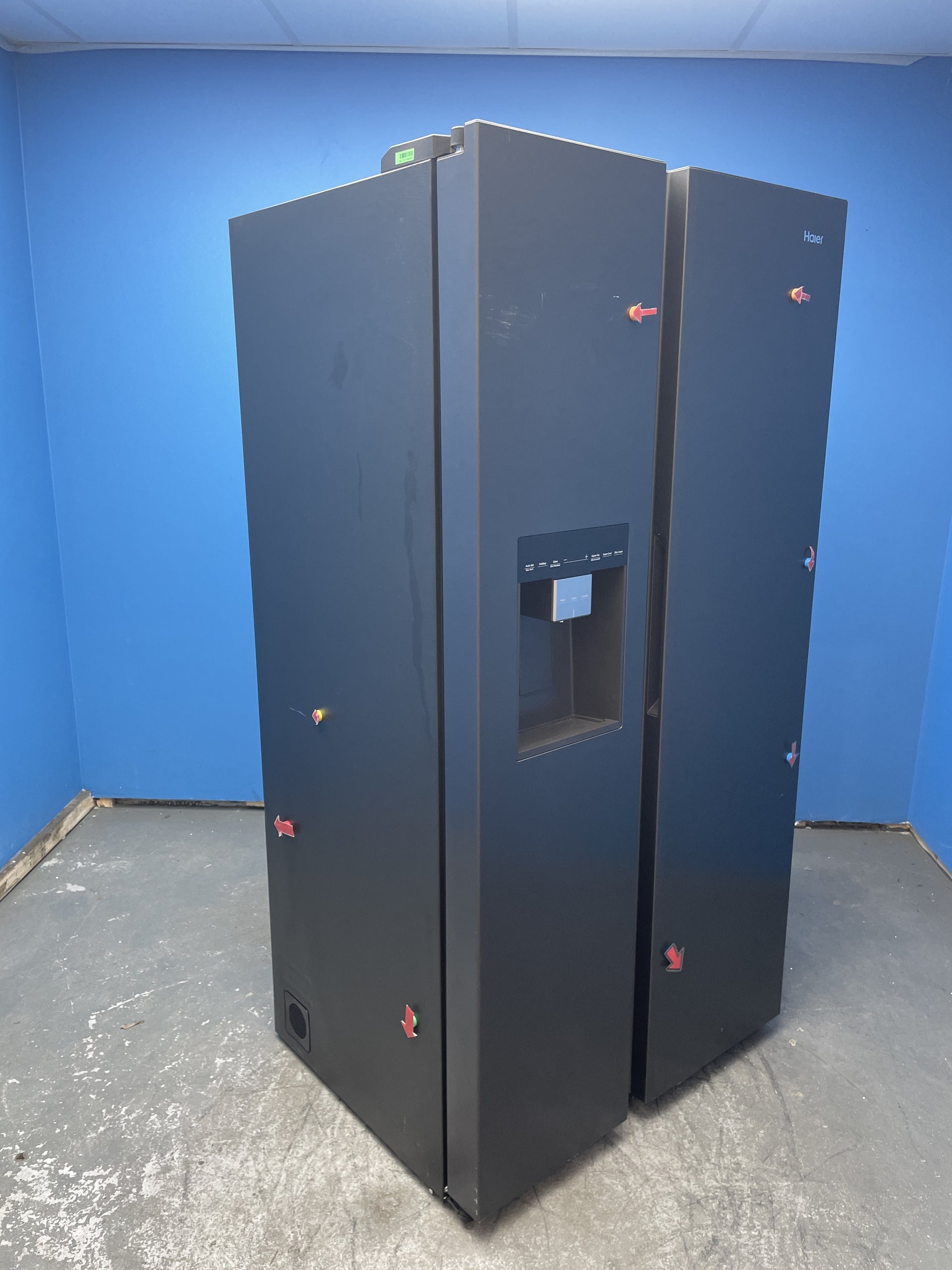 Haier HSW79F18DIPT 601L No Frost American Fridge Freezer