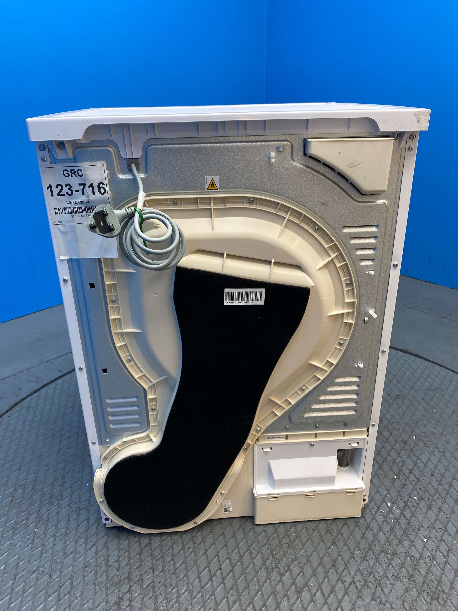 LG FDT208W 8kg Heat Pump Tumble Dryer