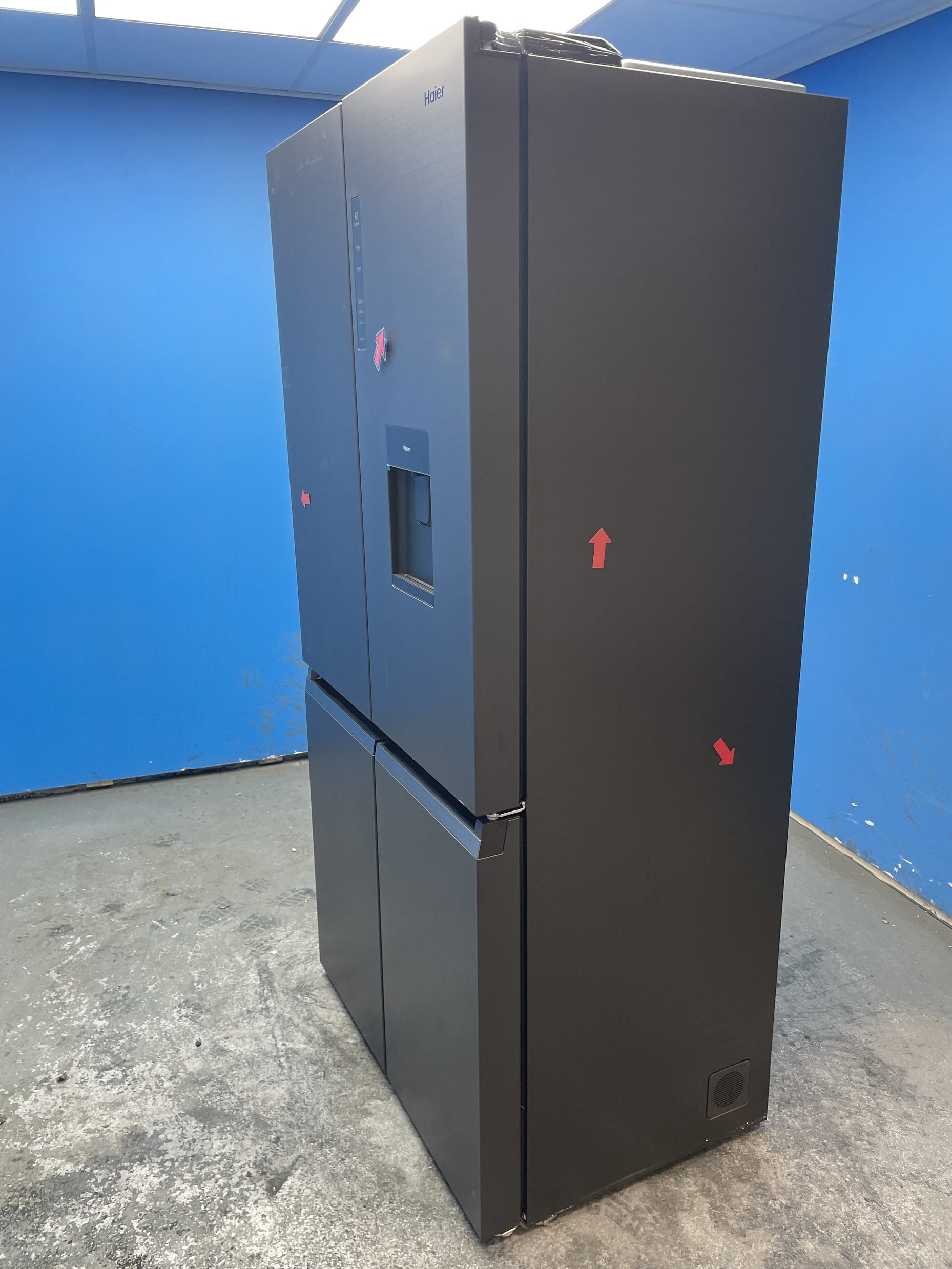 #GRC-155-448 - Haier HCR5919EHMB 528 Litre American Style Fridge Freezer