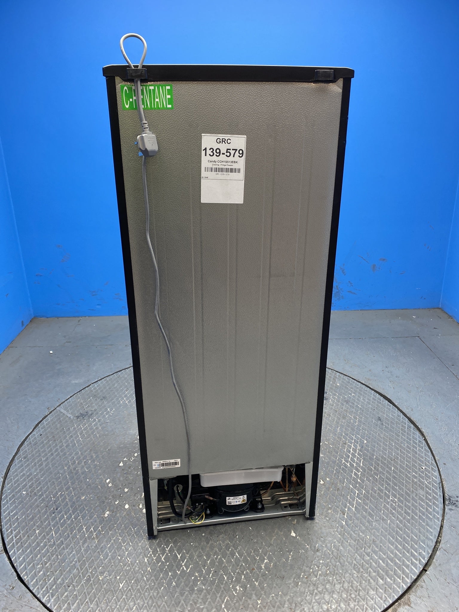 Candy CCH1S513EBK 185 Litre Combi Fridge Freezer