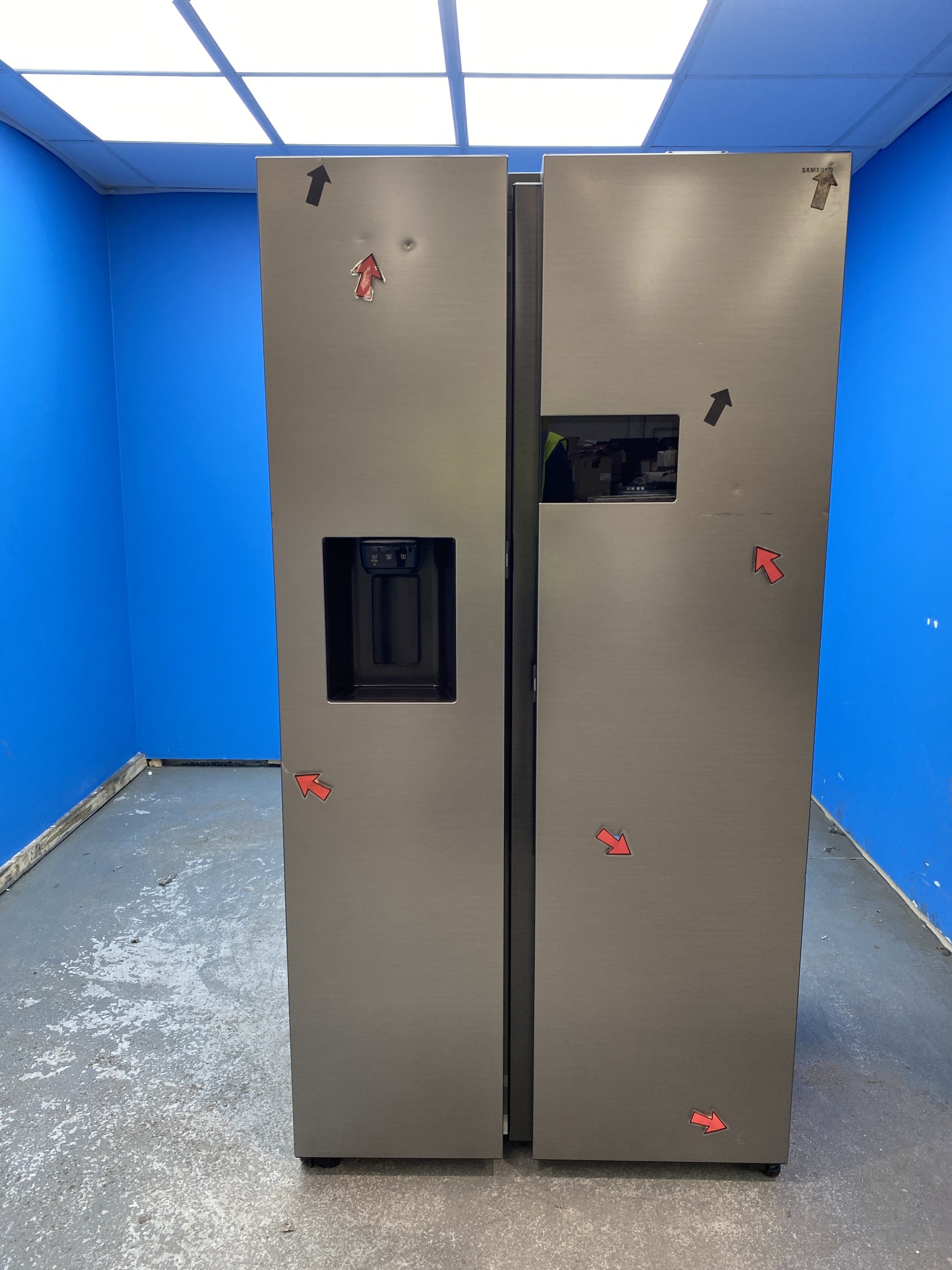 #GRC-144-943 - Samsung Bespoke AI Series 9 RS90F64EETEU American Fridge Freezer