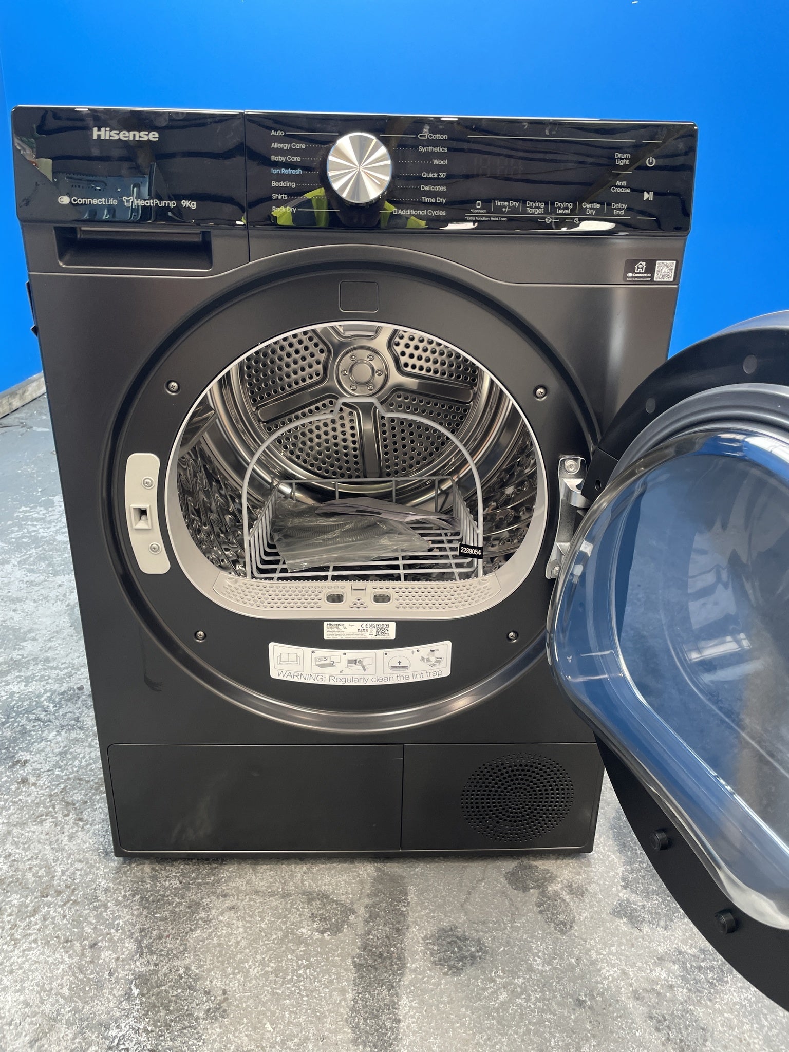 #GRC-158-080 - Hisense DH5S902BB 9kg Heat Pump Tumble Dryer
