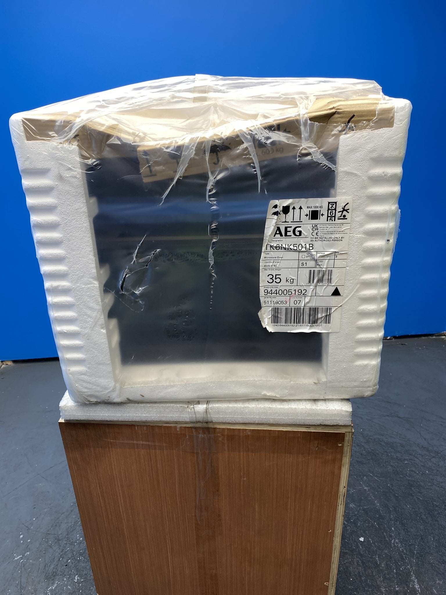 AEG TK6NK501B CombiQuick Built-In Combination Microwave