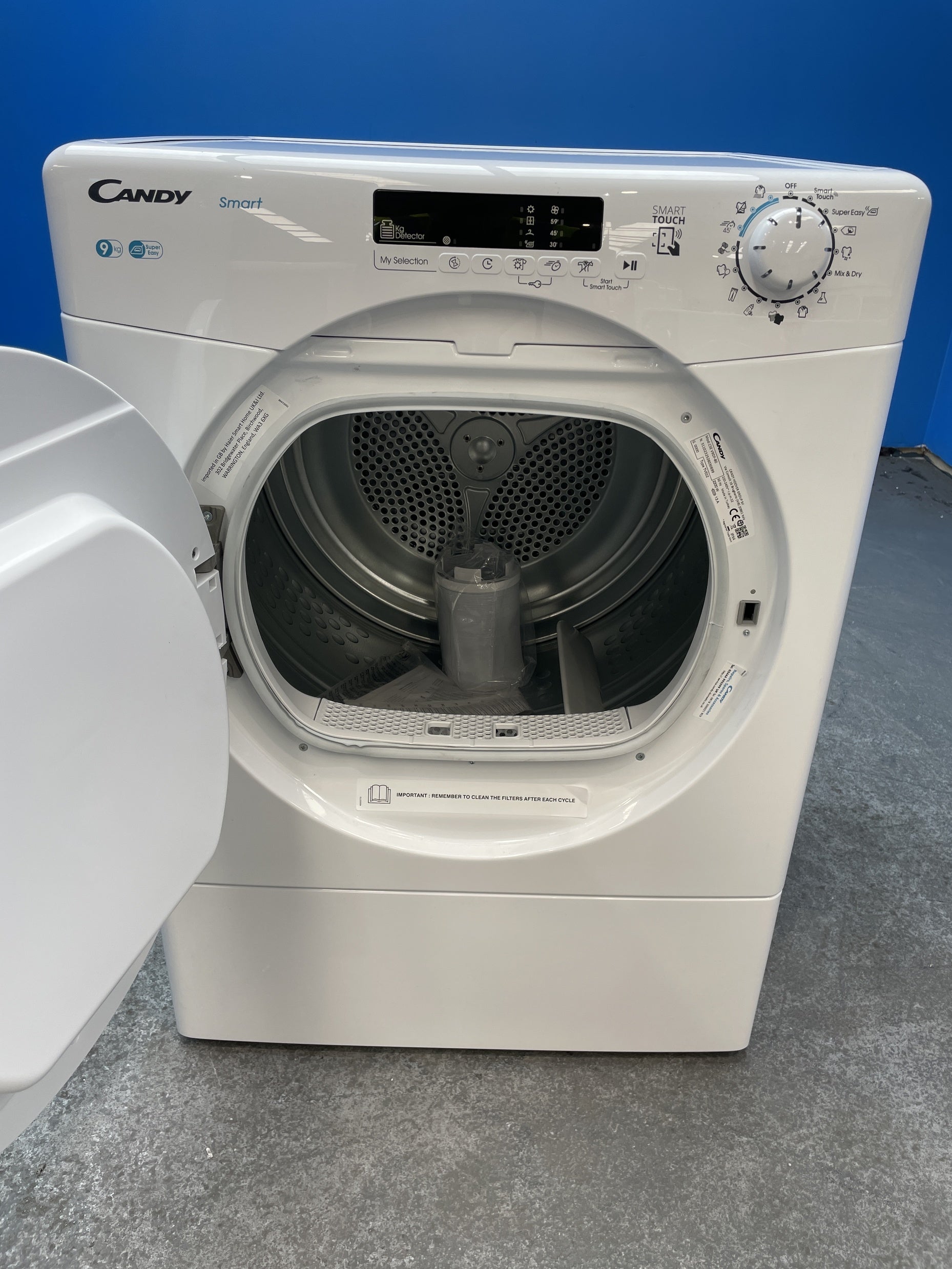 #GRC-157-715 - Candy CSE V9DF-80 9kg Vented Smart Tumble Dryer