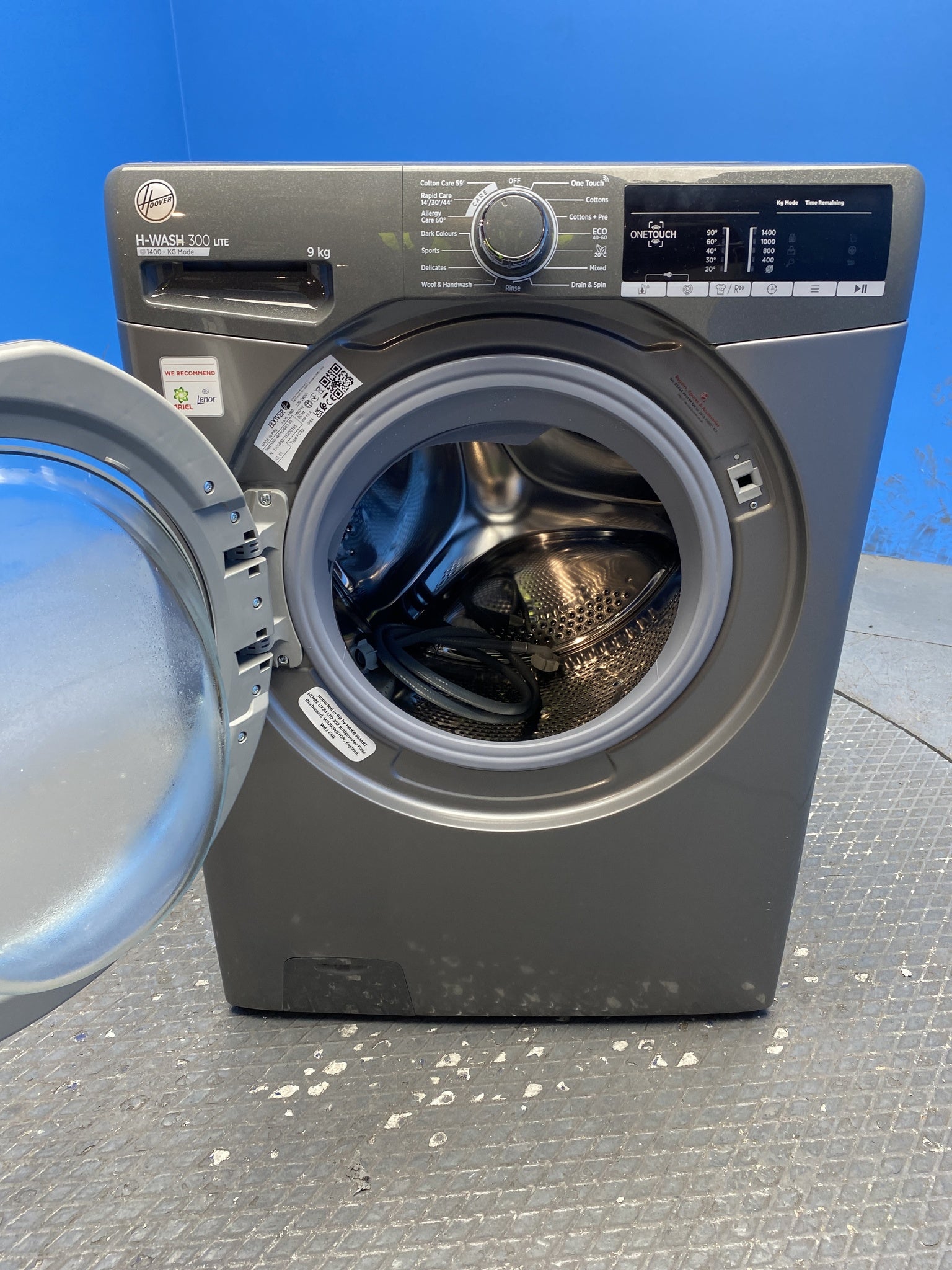 Hoover H3W49TAGG4 9kg 1400 Spin Washing Machine