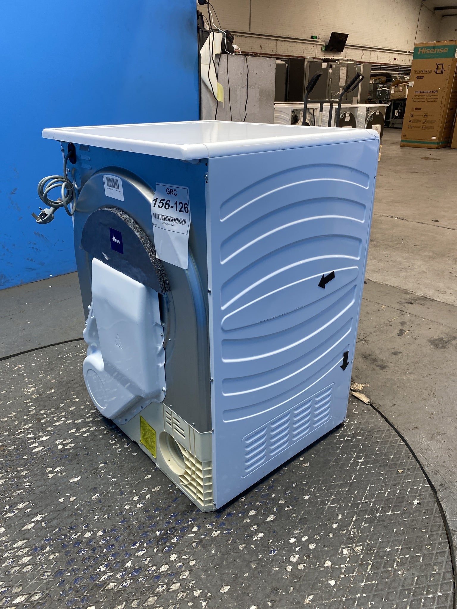 #GRC-156-126 - Hoover HLE V10DG-80 10kg Vented Tumble Dryer