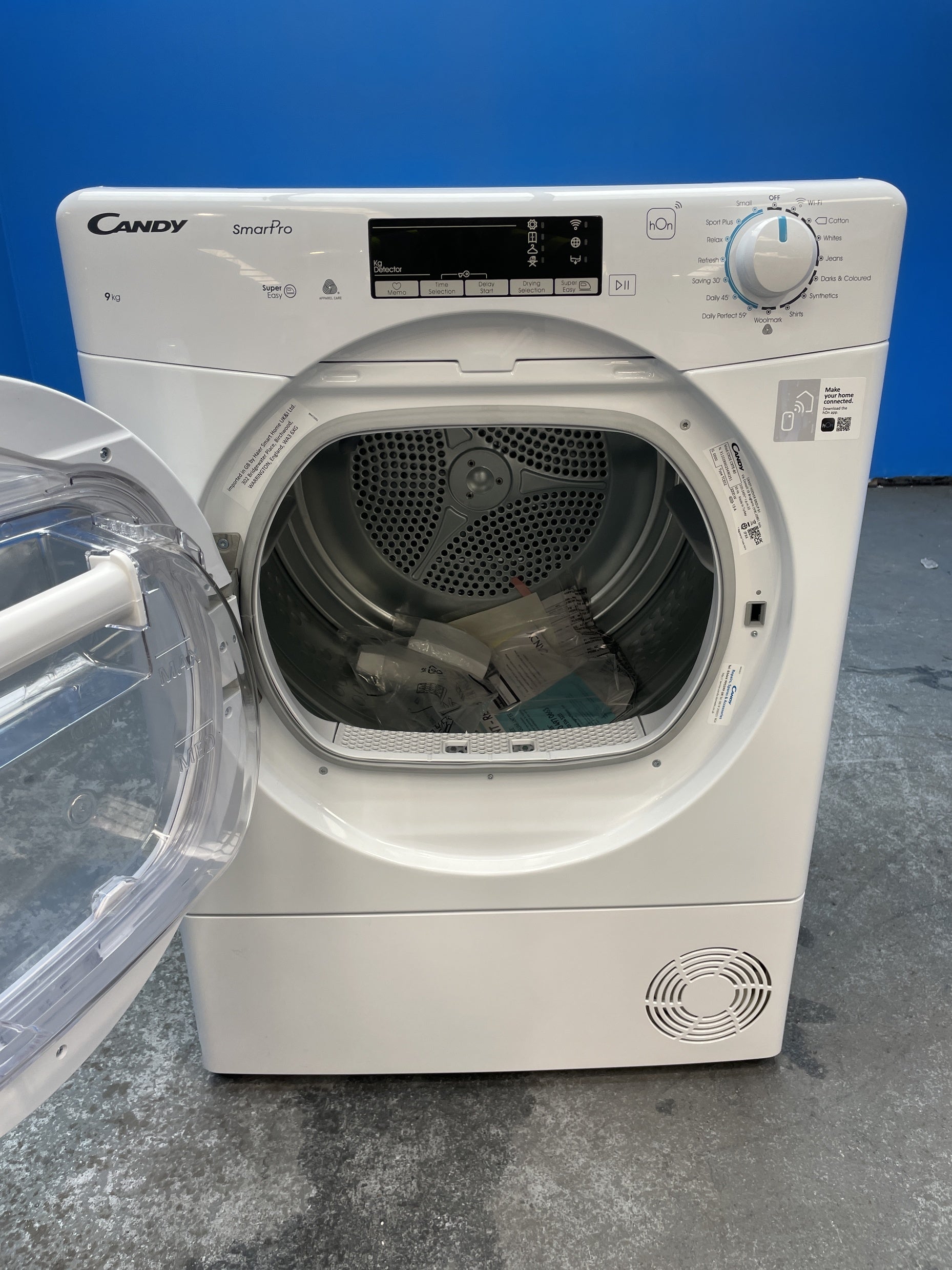 #GRC-153-813 - Candy CROE C9TE-80 Smart Pro 9kg Condenser Tumble Dryer
