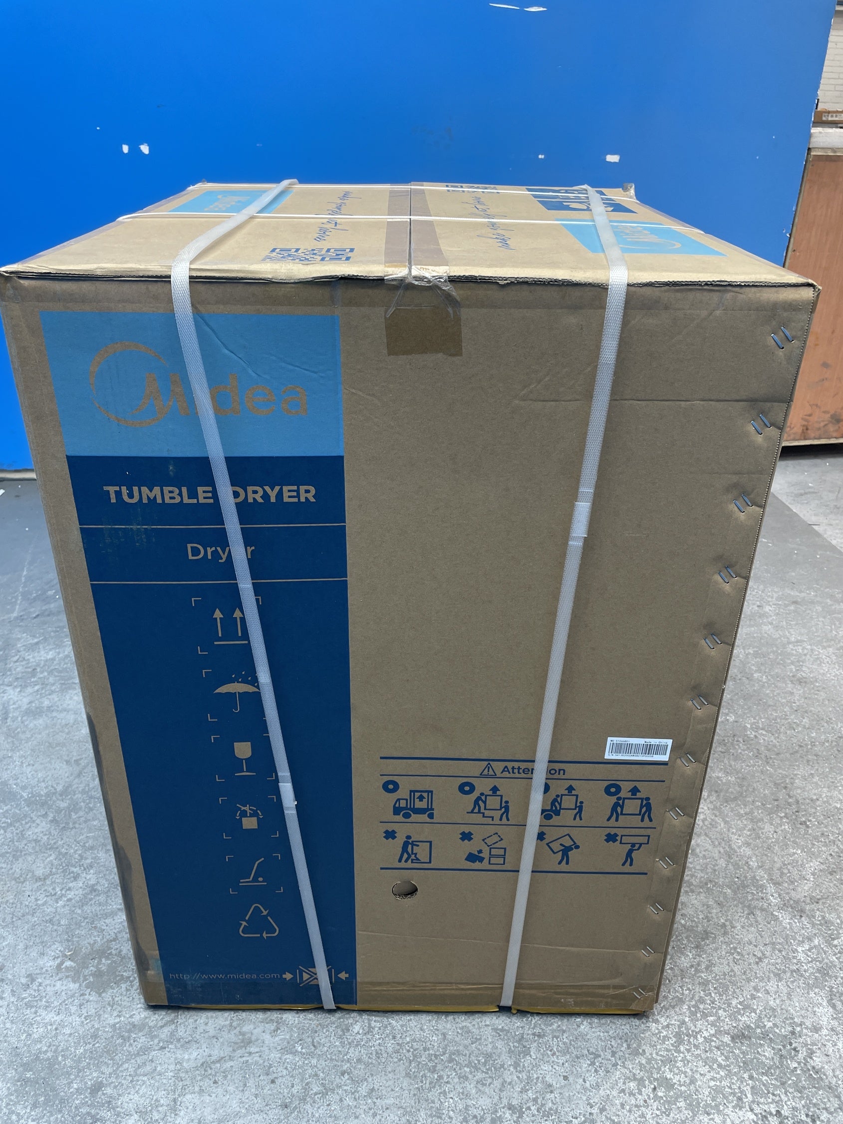 #GRC-158-891 - Midea MD200H80WB/W-UK 8kg Smart Sensor Heat Pump Tumble Dryer