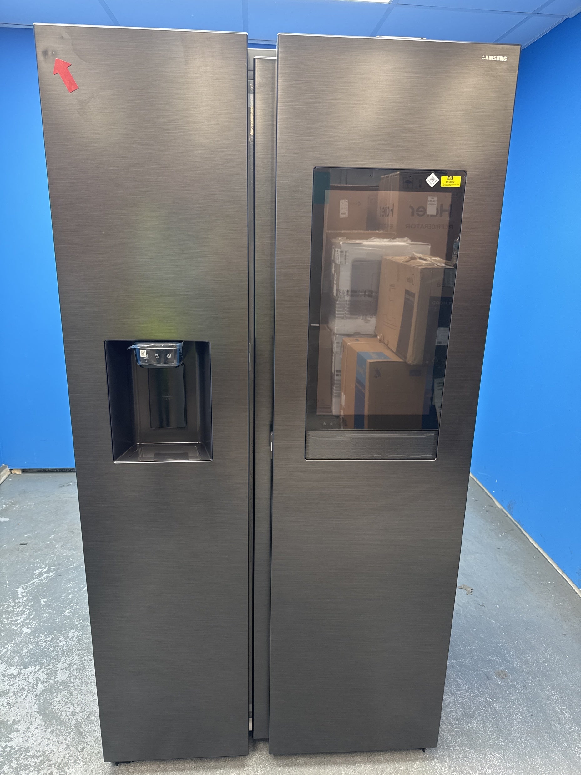 #GRC-153-763 - Samsung RS90F66BEFEU Family Hub American Fridge Freezer