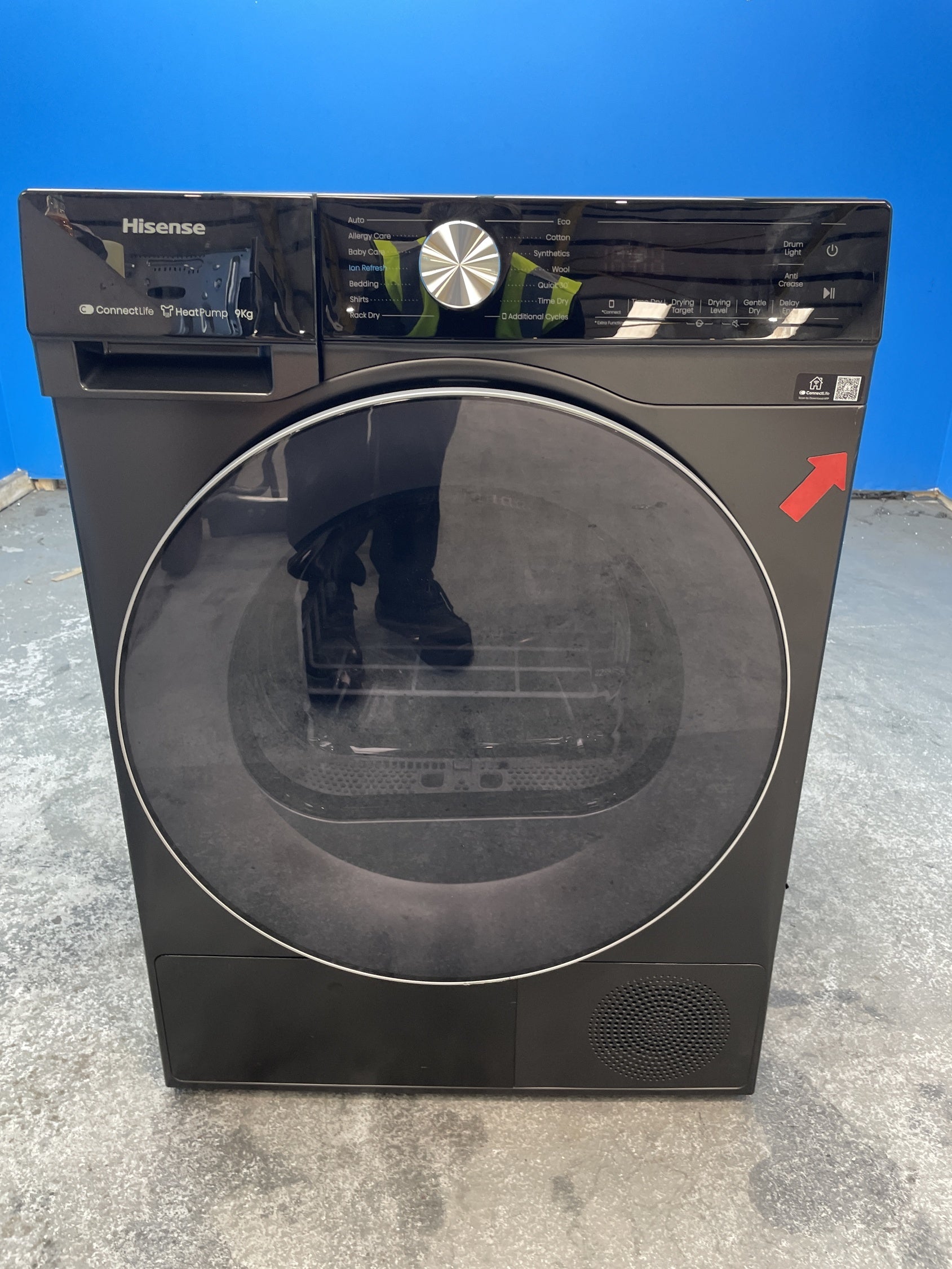 #GRC-158-113 - Hisense DH5S902BB 9kg Heat Pump Tumble Dryer
