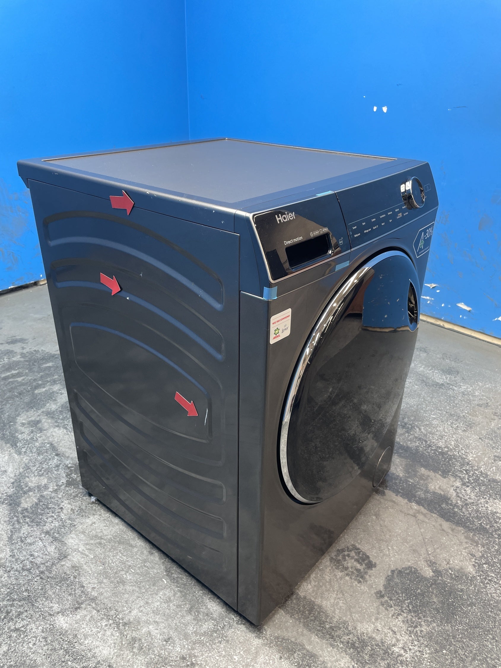 #GRC-163-474 - Haier 11kg 1400rpm Washing Machine – Direct Motion Motor, Anthracite