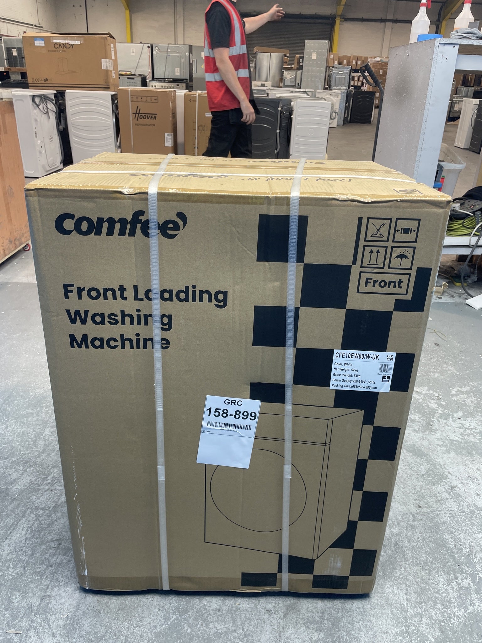 #GRC-158-899 - Comfee CFE10EW60/W Slim 6kg 1000rpm Washing Machine