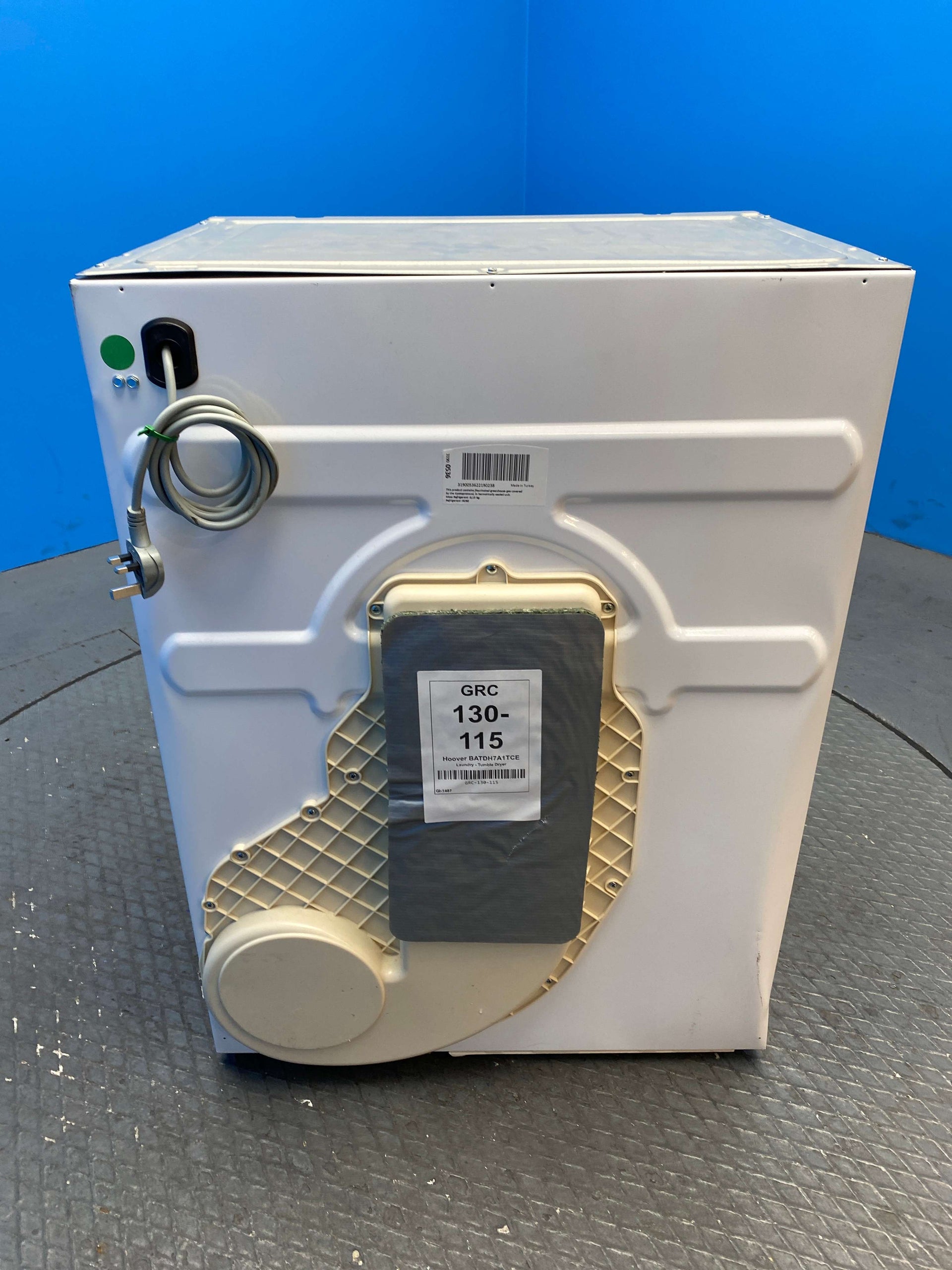 Hoover BATDH7A1TCE Integrated 7kg Heat Pump Tumble Dryer
