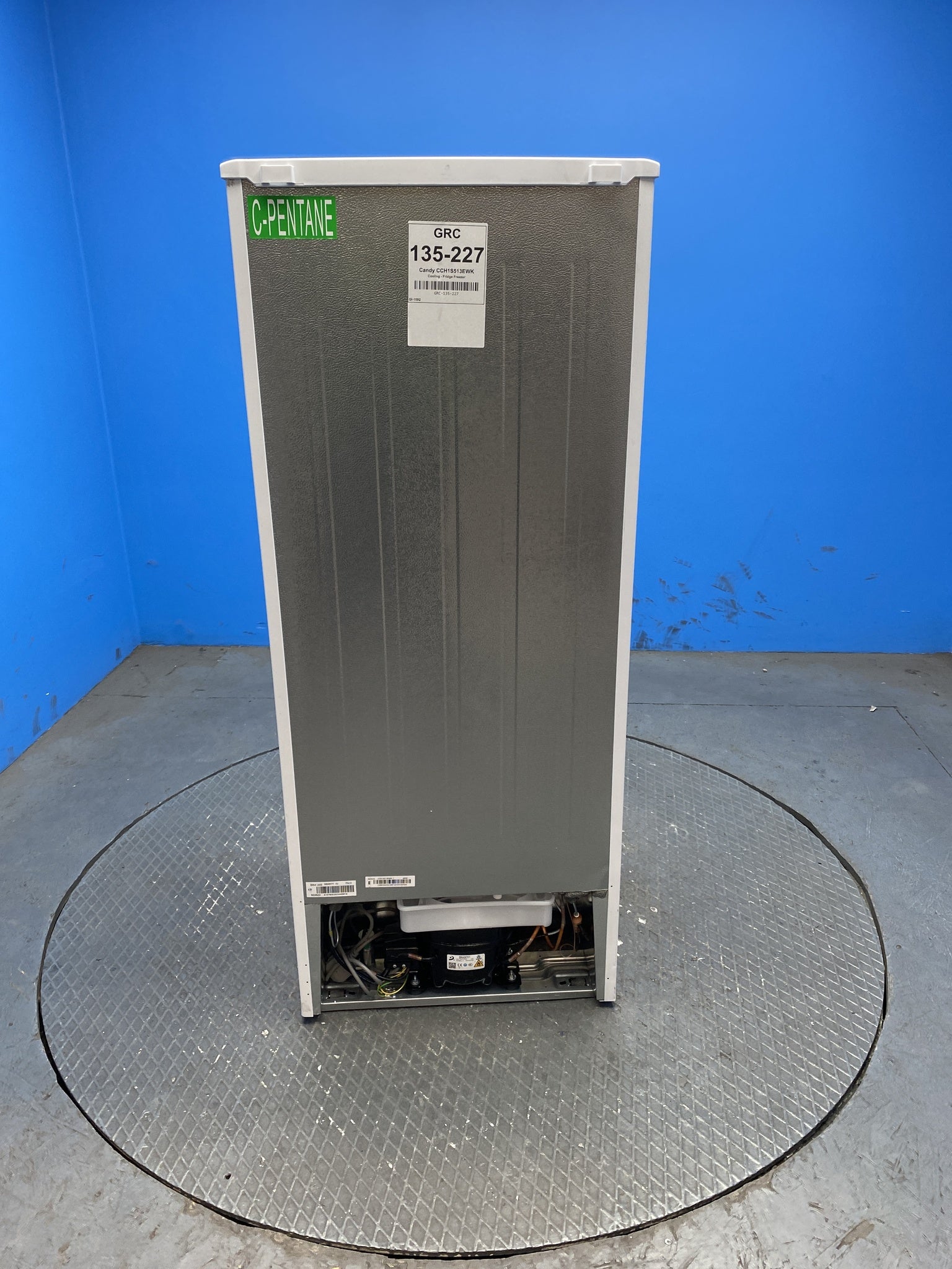 Candy CCH1S513EWK 185 Litre Combi Fridge Freezer