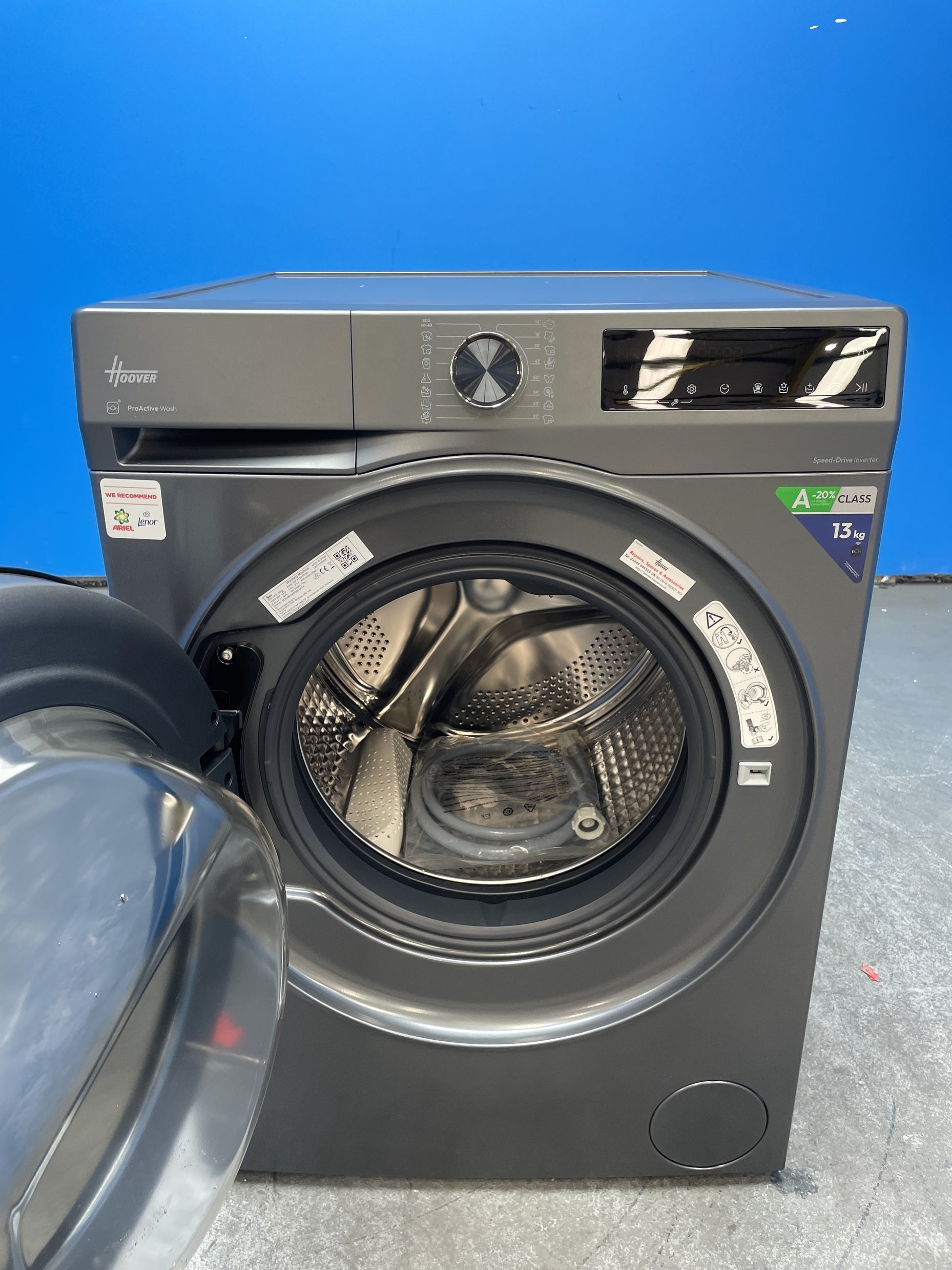 #GRC-160-702 - Hoover Pro Wash Series 5 HBP 413BL8G-80 13kg 1400rpm Washing Machine
