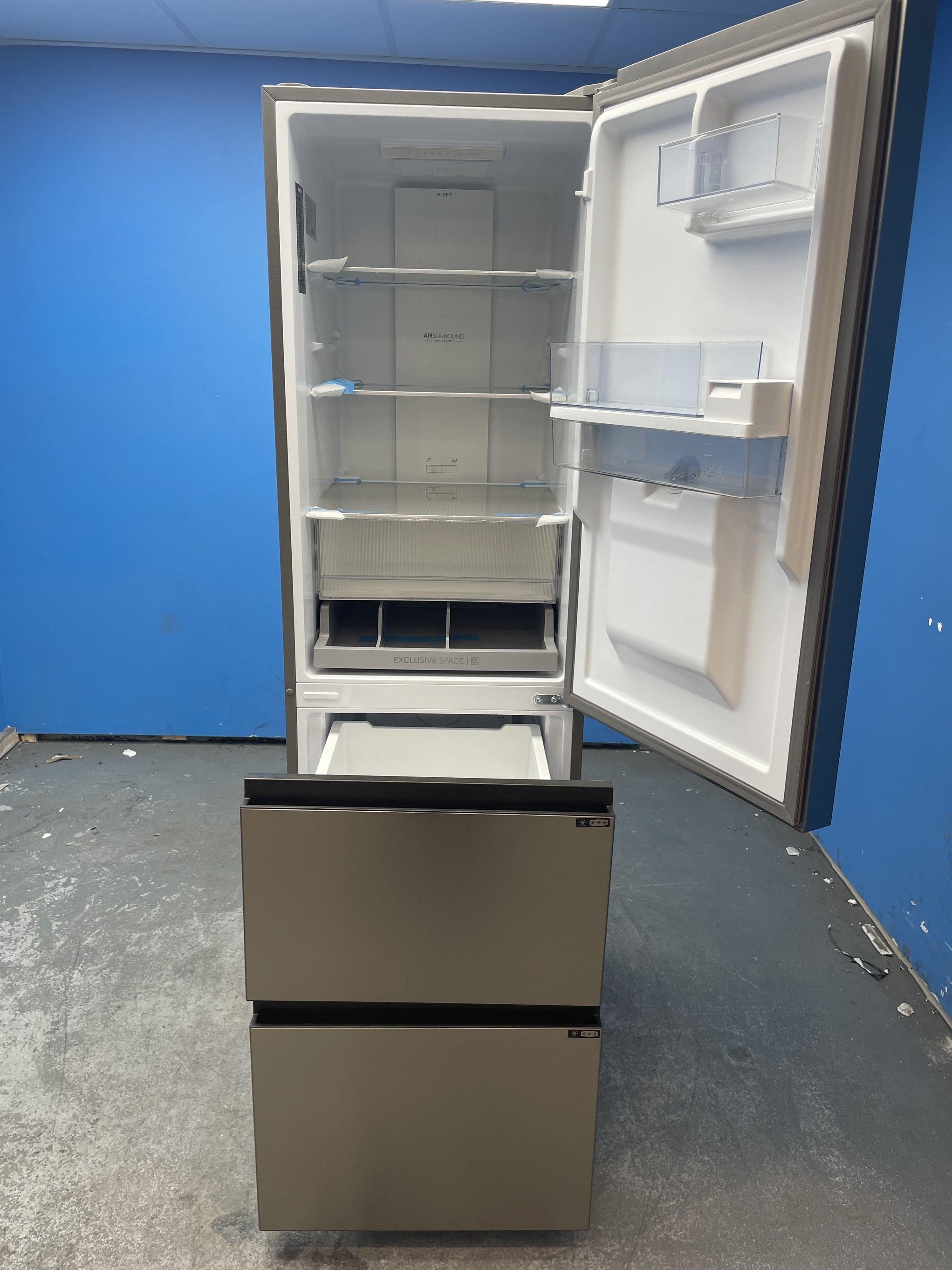 #GRC-159-617 - Haier 3D Combi Series 3 HTR3518EWMXK 60/40 Fridge Freezer