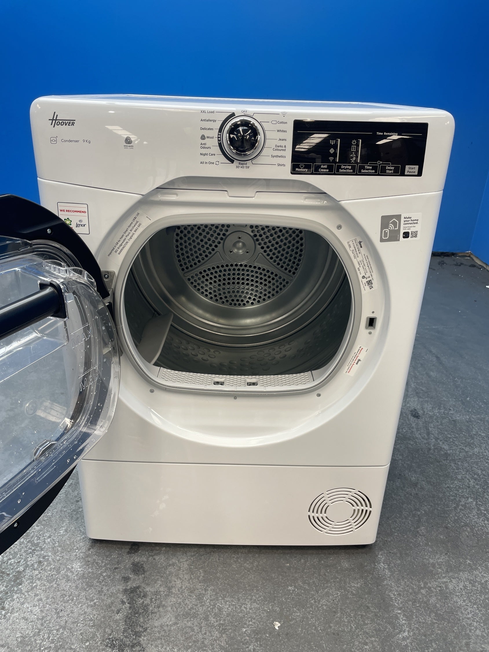 #GRC-159-535 - Hoover H-DRY 350 HREC9TBE-80 9kg Condenser Tumble Dryer