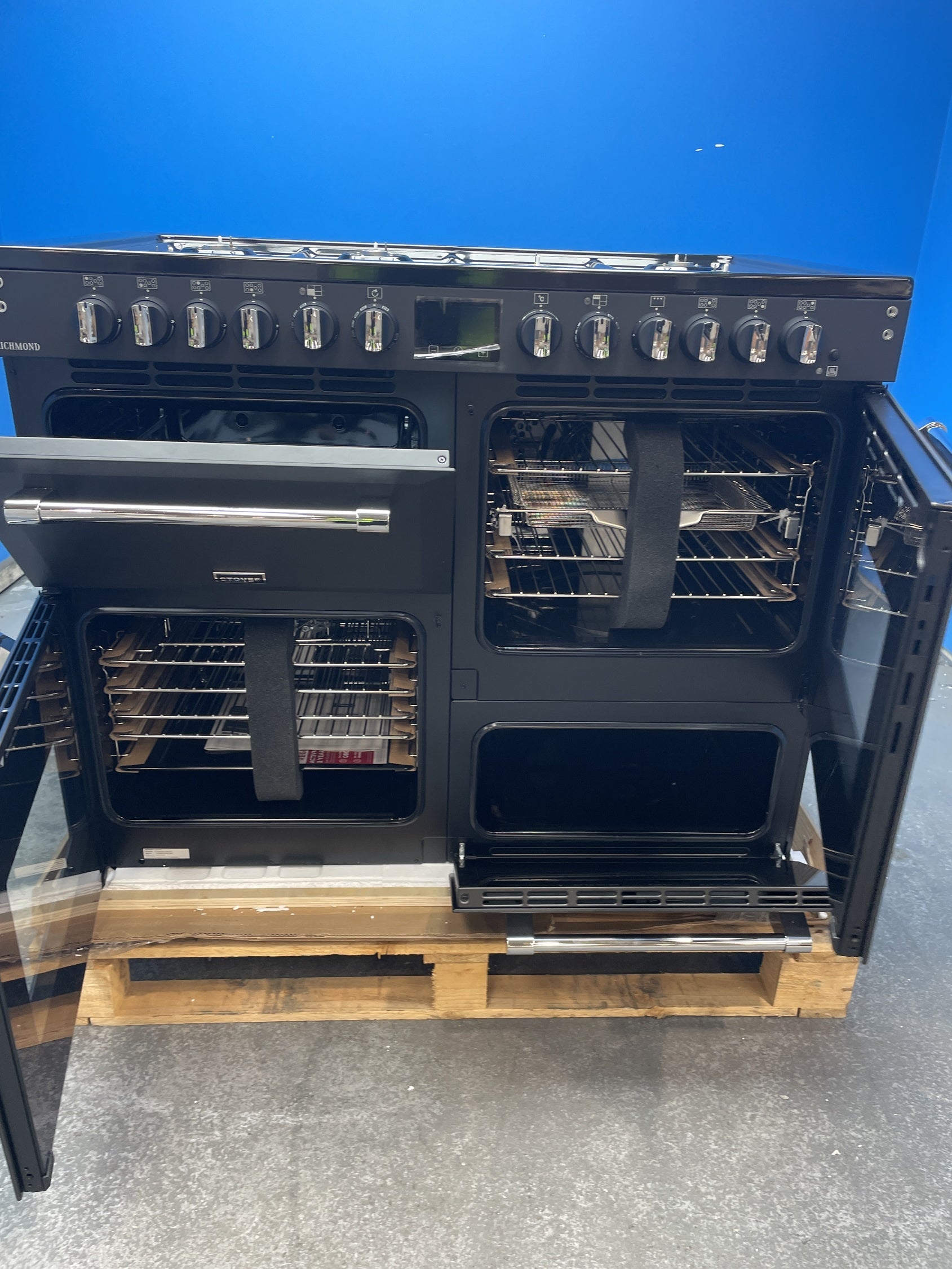 #GRC-159-430 - Stoves Richmond 110cm Dual Fuel Range Cooker Quad Oven