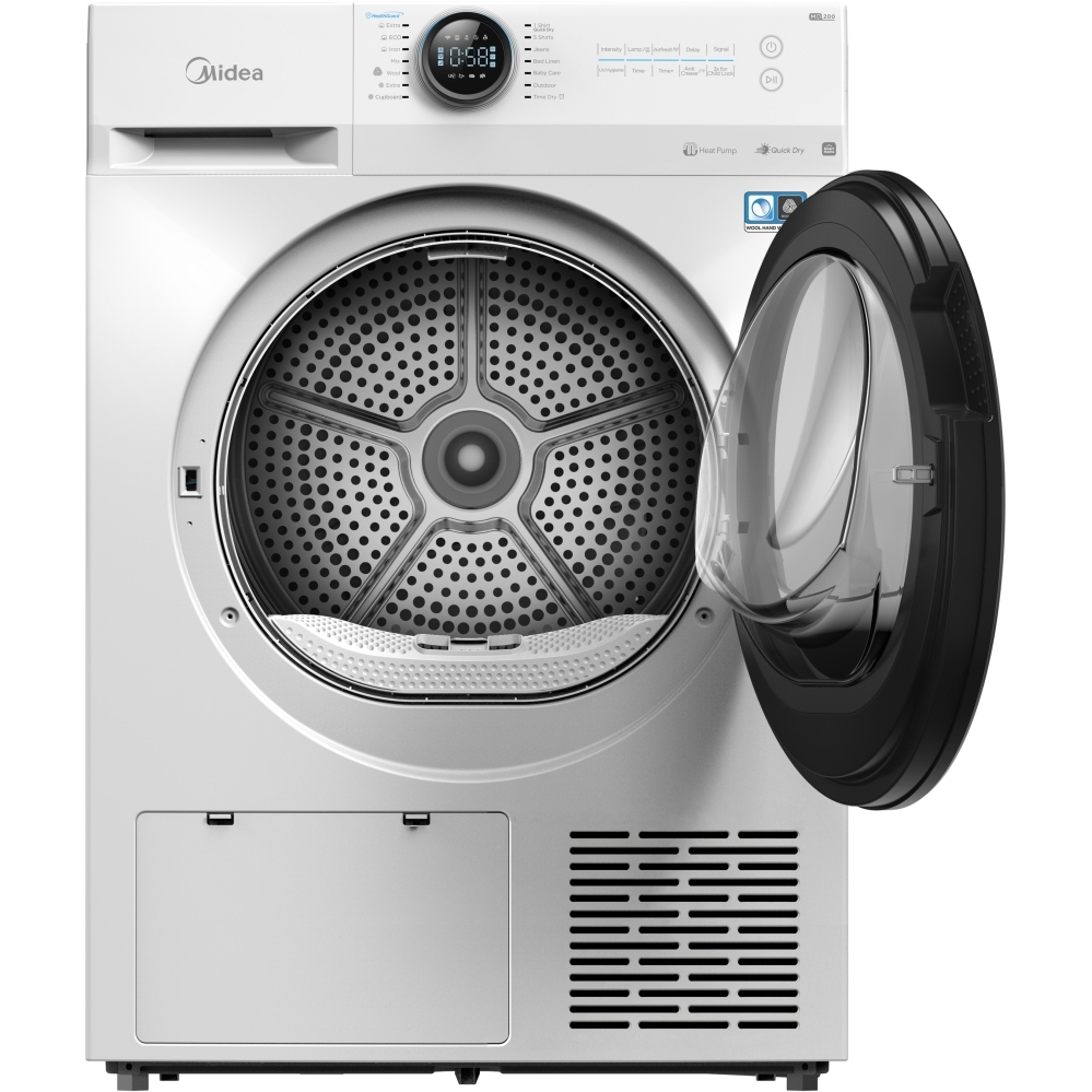 Midea MD200H80WB/W-UK 8kg Smart Sensor Heat Pump Tumble Dryer – Renew 2 U