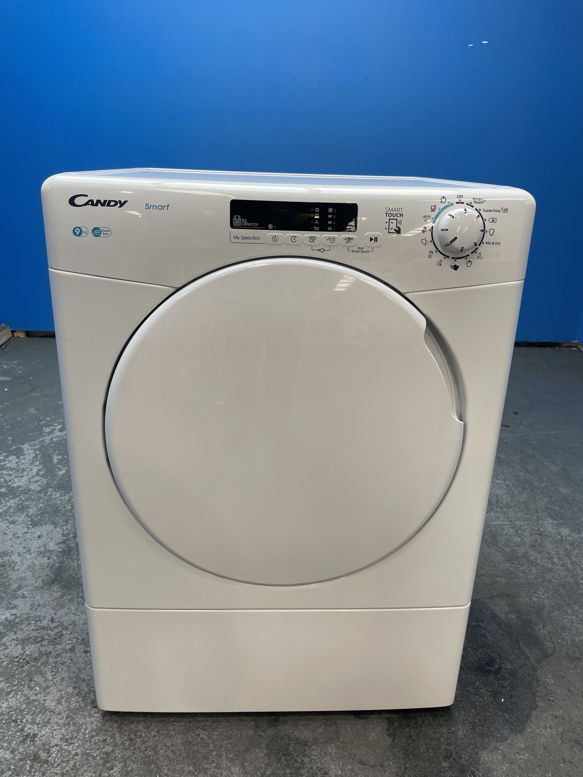 #GRC-158-516 - Candy CSE V9DF-80 9kg Vented Smart Tumble Dryer