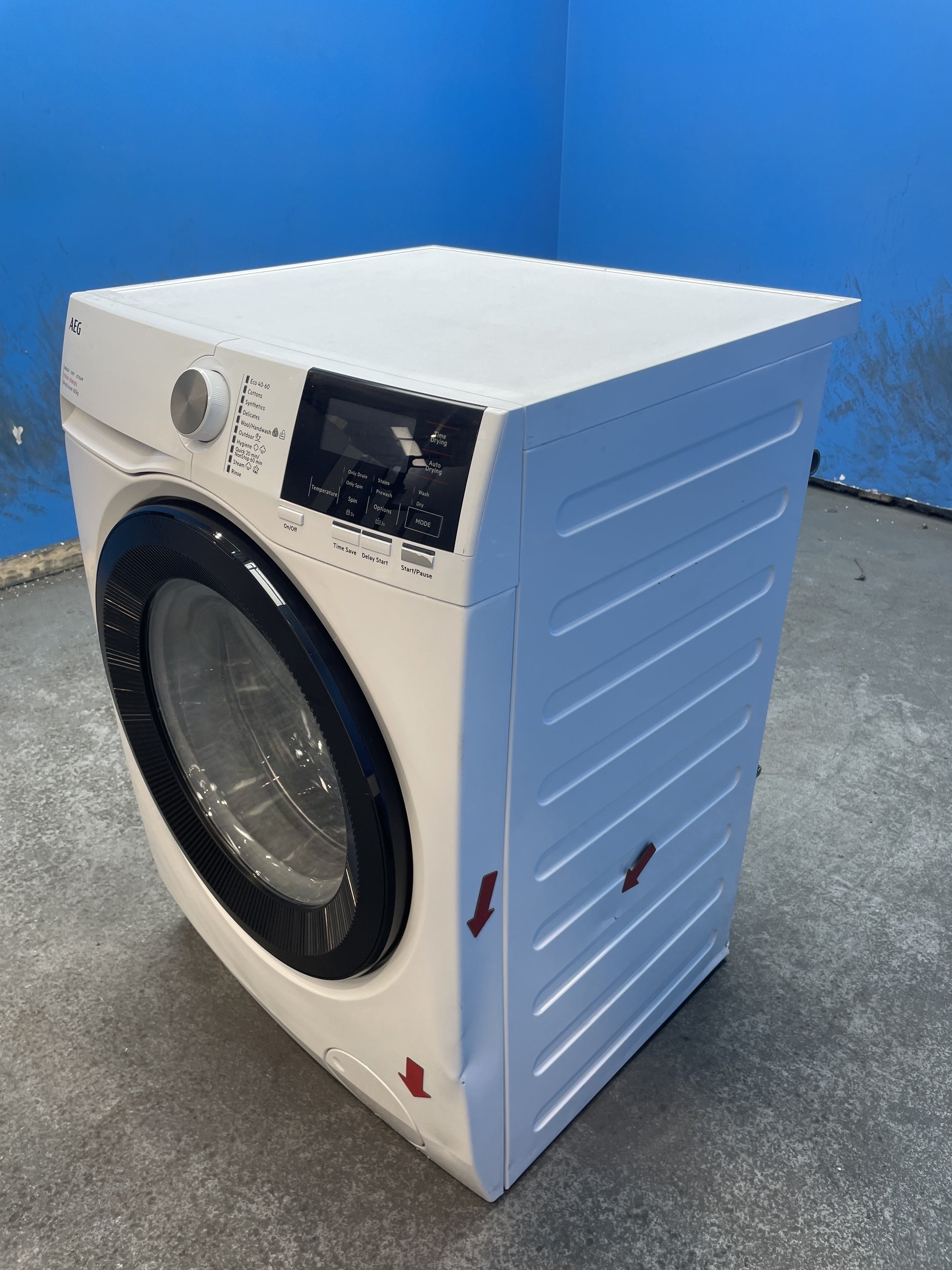 #GRC-139-417 - AEG LWR7185M4B ProSteam 8/5kg 1400rpm Washer Dryer