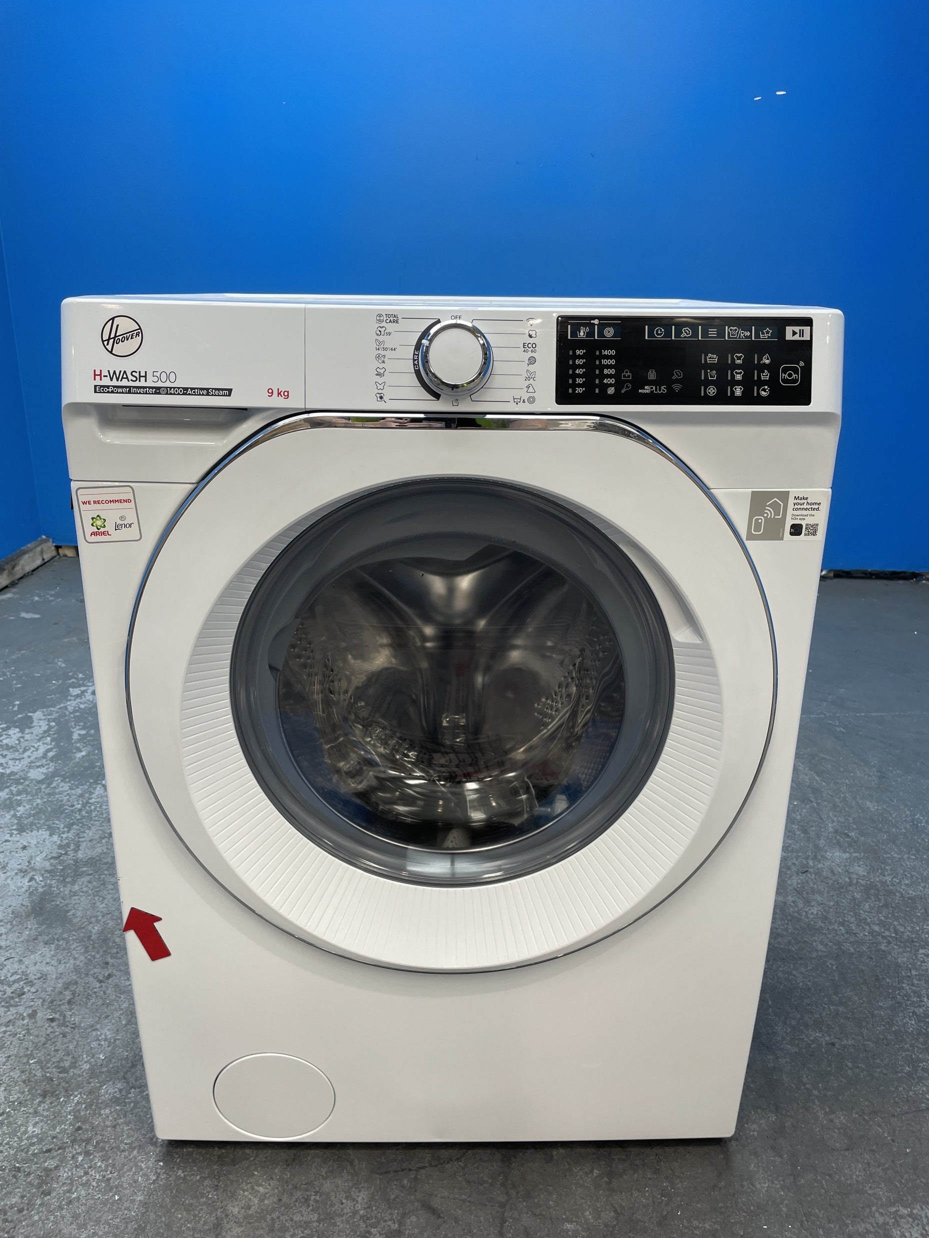 #GRC-160-344 - Hoover H-WASH 500 HW49AMC/1-80 9kg 1400rpm Washing Machine