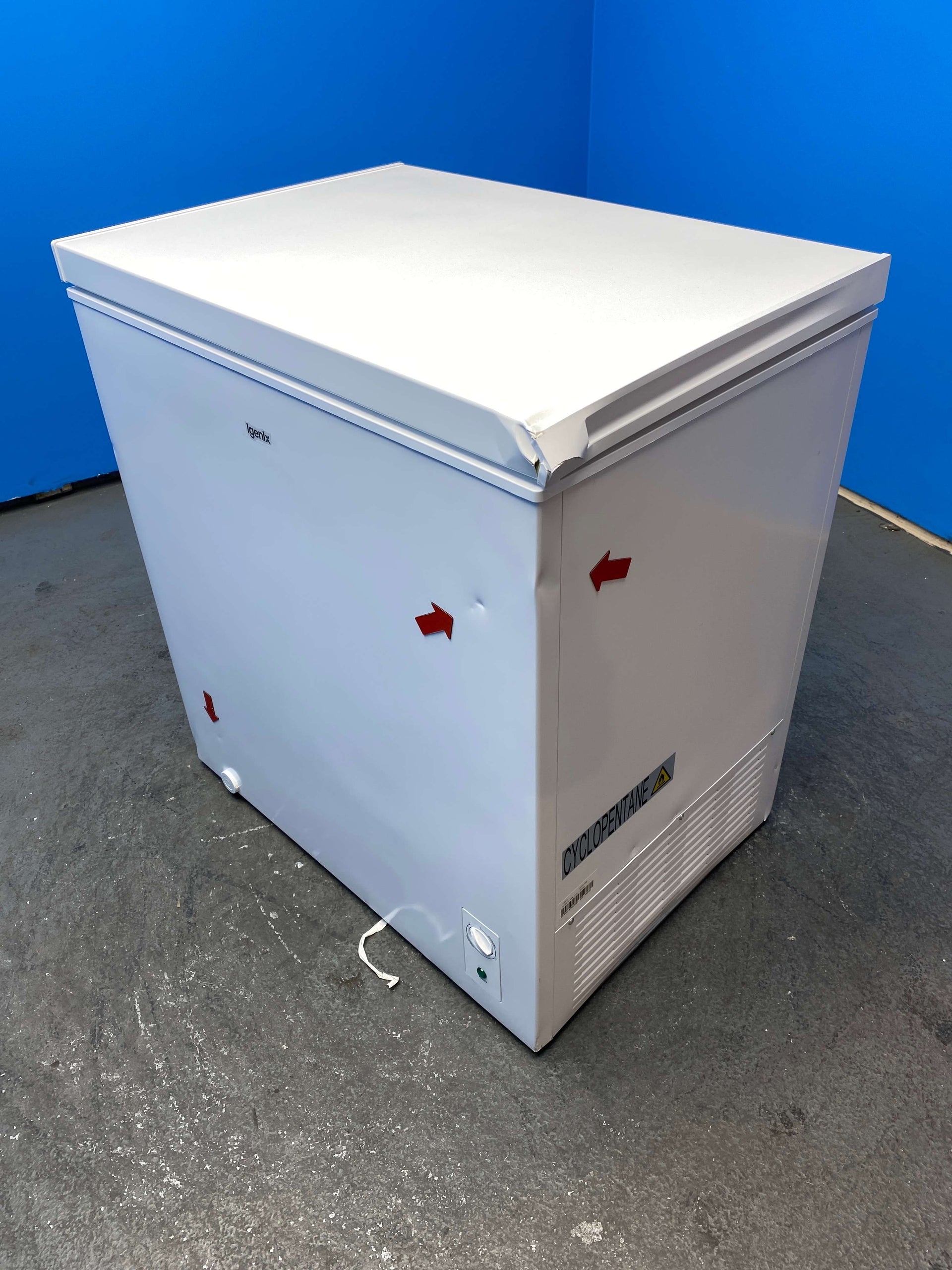 Igenix IGCF0198W 198 Litre Freestanding Chest Freezer