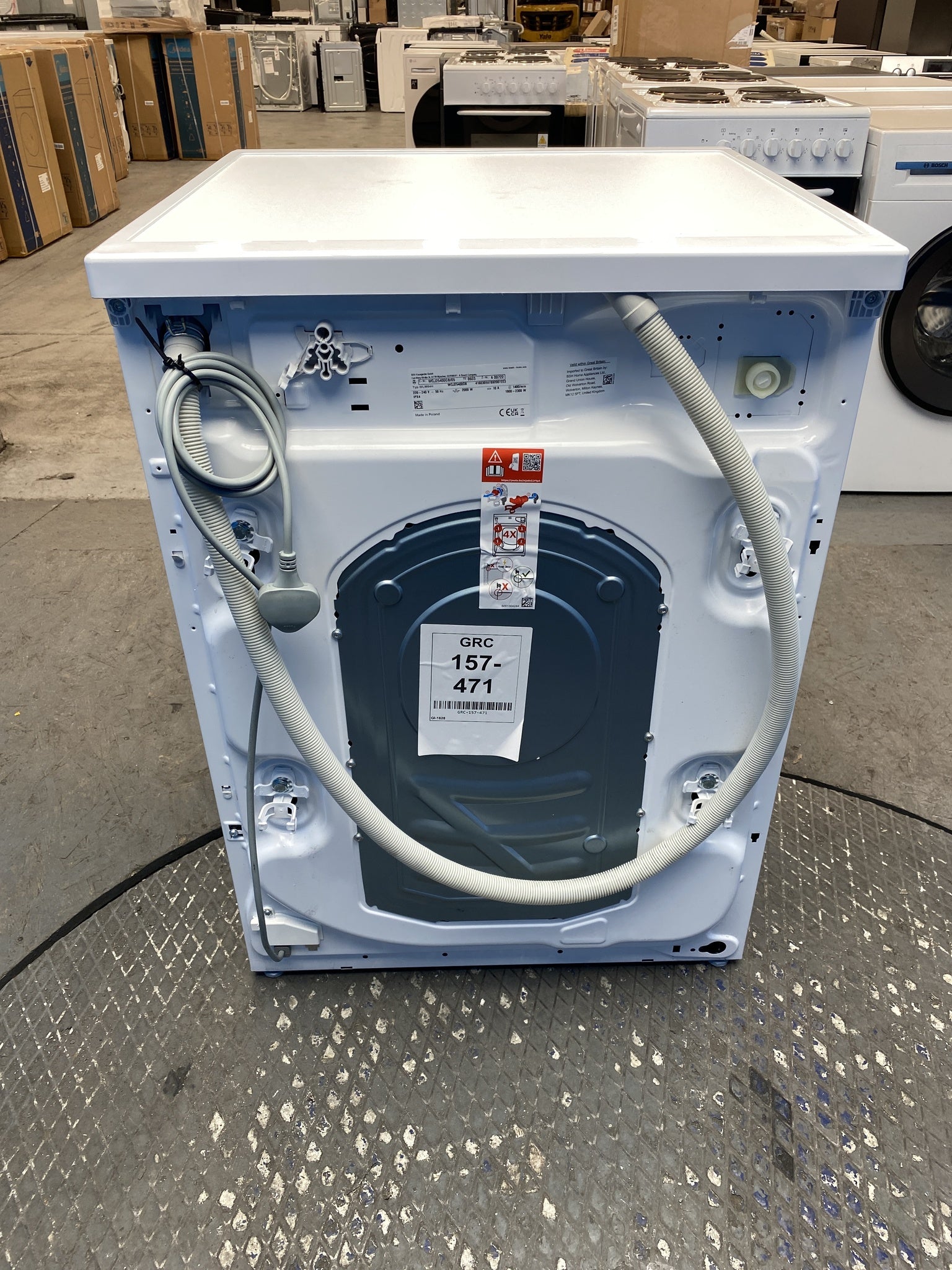 #GRC-157-479 - Hisense WF5S1045BW 10.5kg 1400rpm Auto Dosing Washing Machine