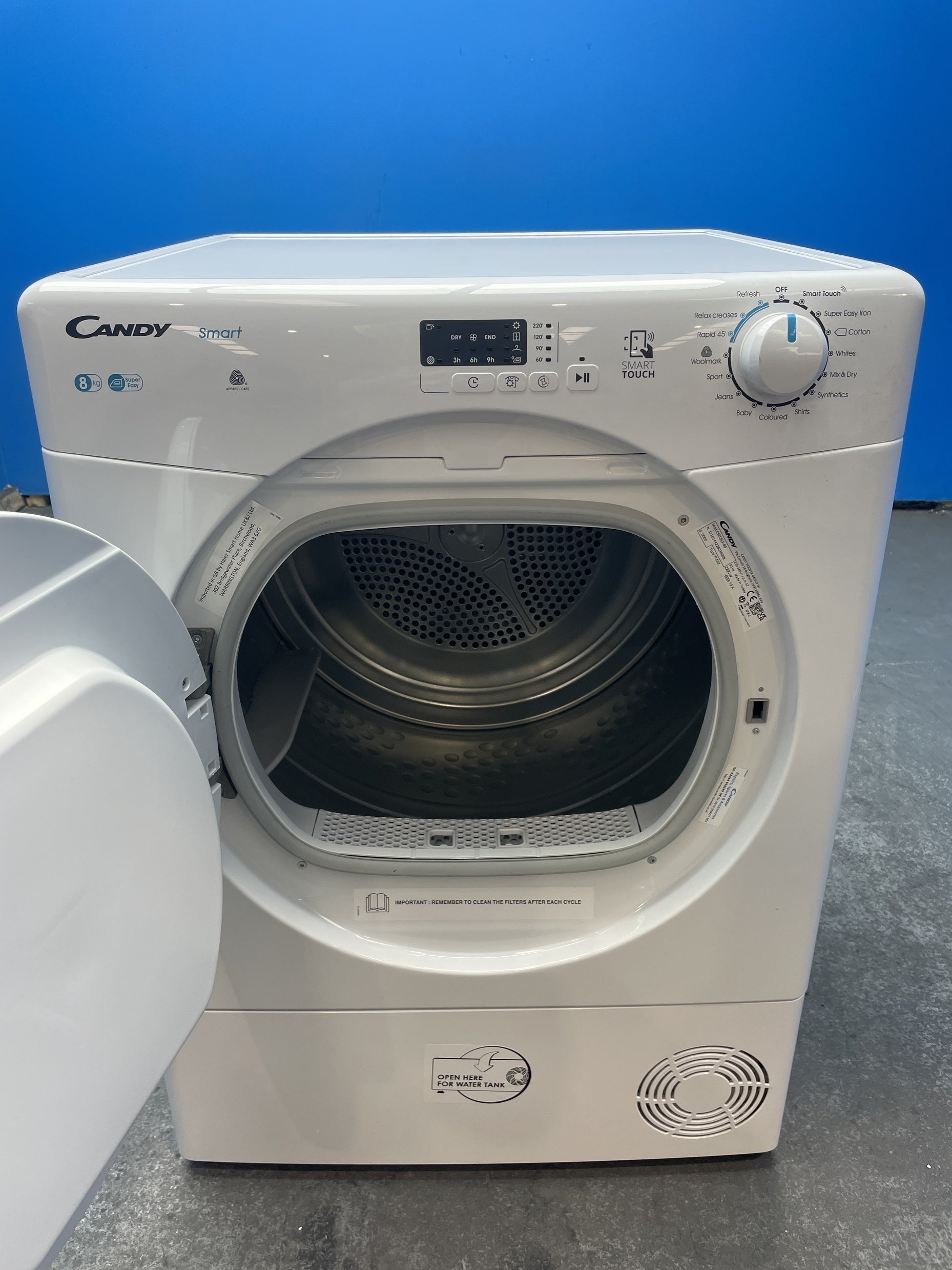 #GRC-161-897 - Candy Smart CSEC8LF-80 8kg Condenser Tumble Dryer
