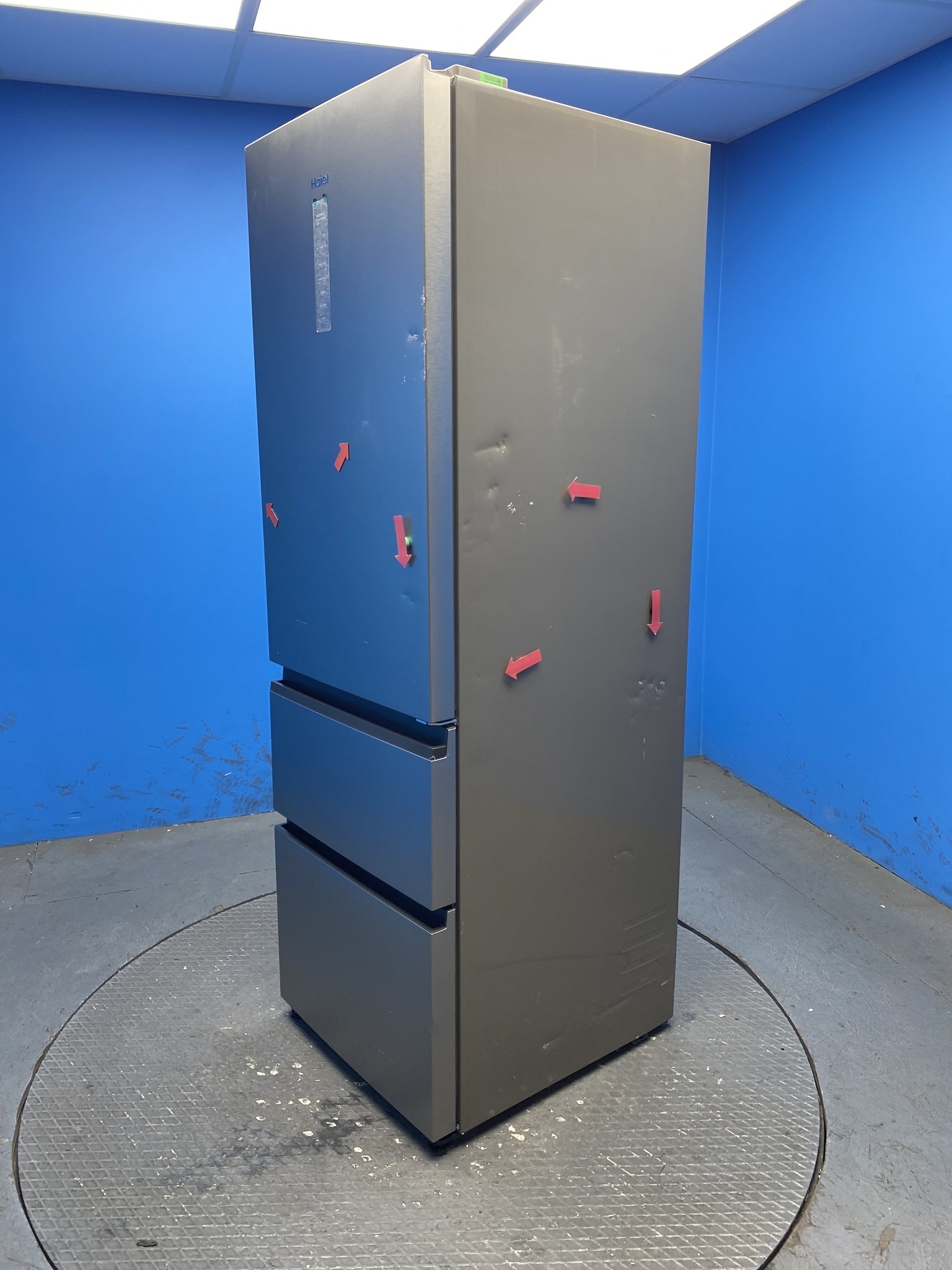 Haier HTW5618ENMG Series 5 360 Litre Combi Fridge Freezer