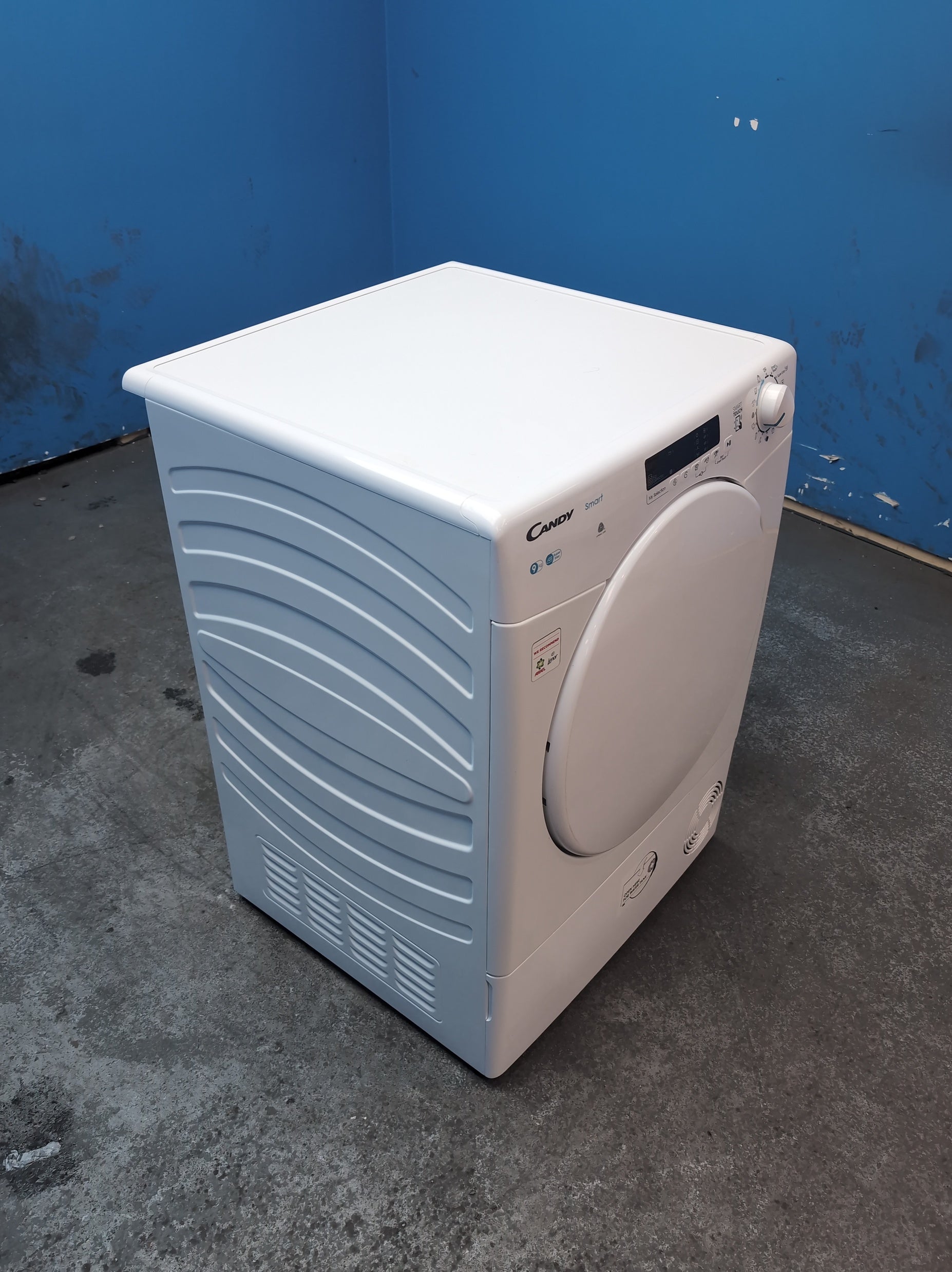 #GRC-164-363 - Candy Smart 9kg Condenser Tumble Dryer – WiFi Connected, White, G Energy Rating