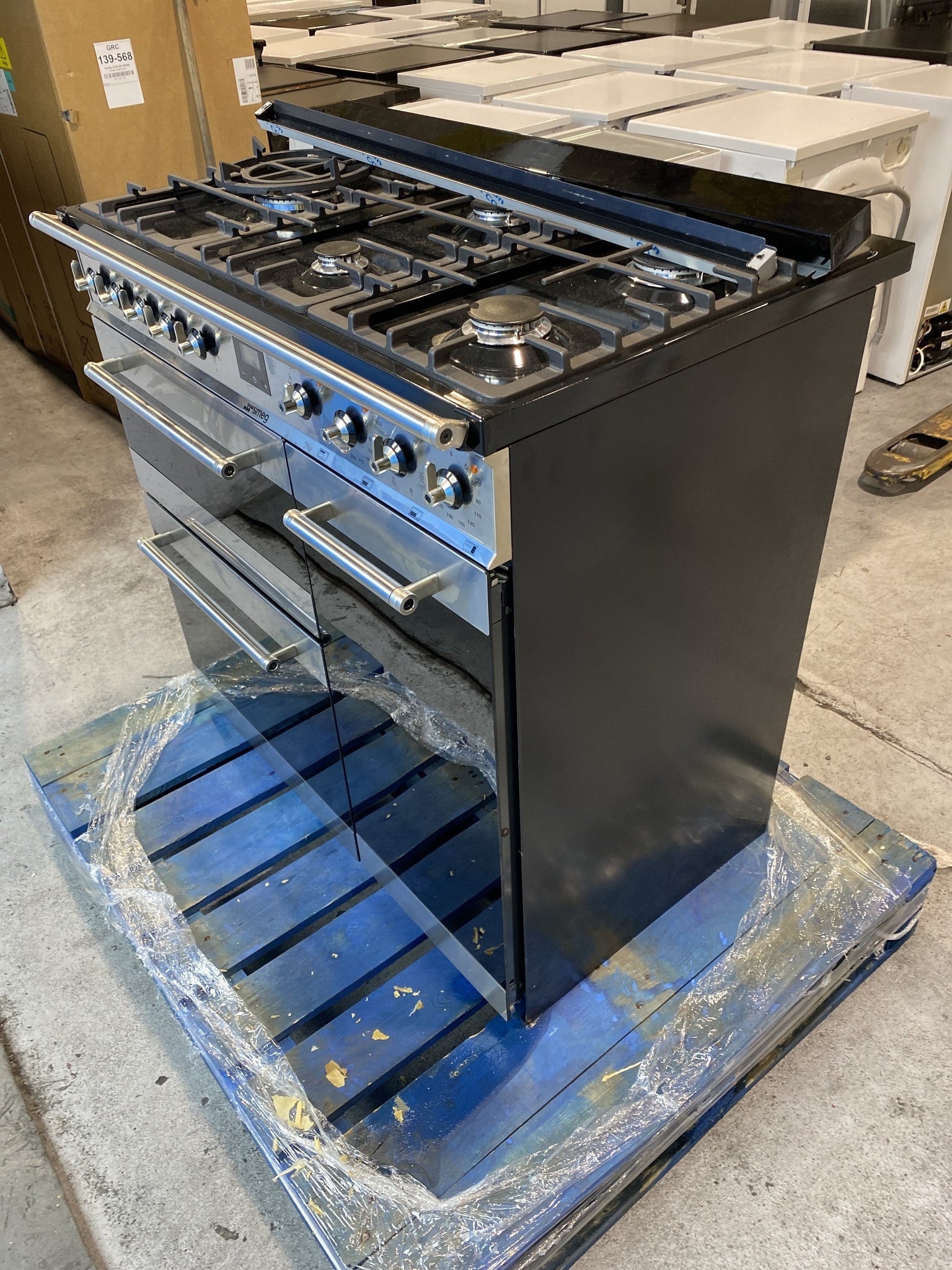 SMEG SY93-1 Symphony 90cm Dual Fuel Range Cooker