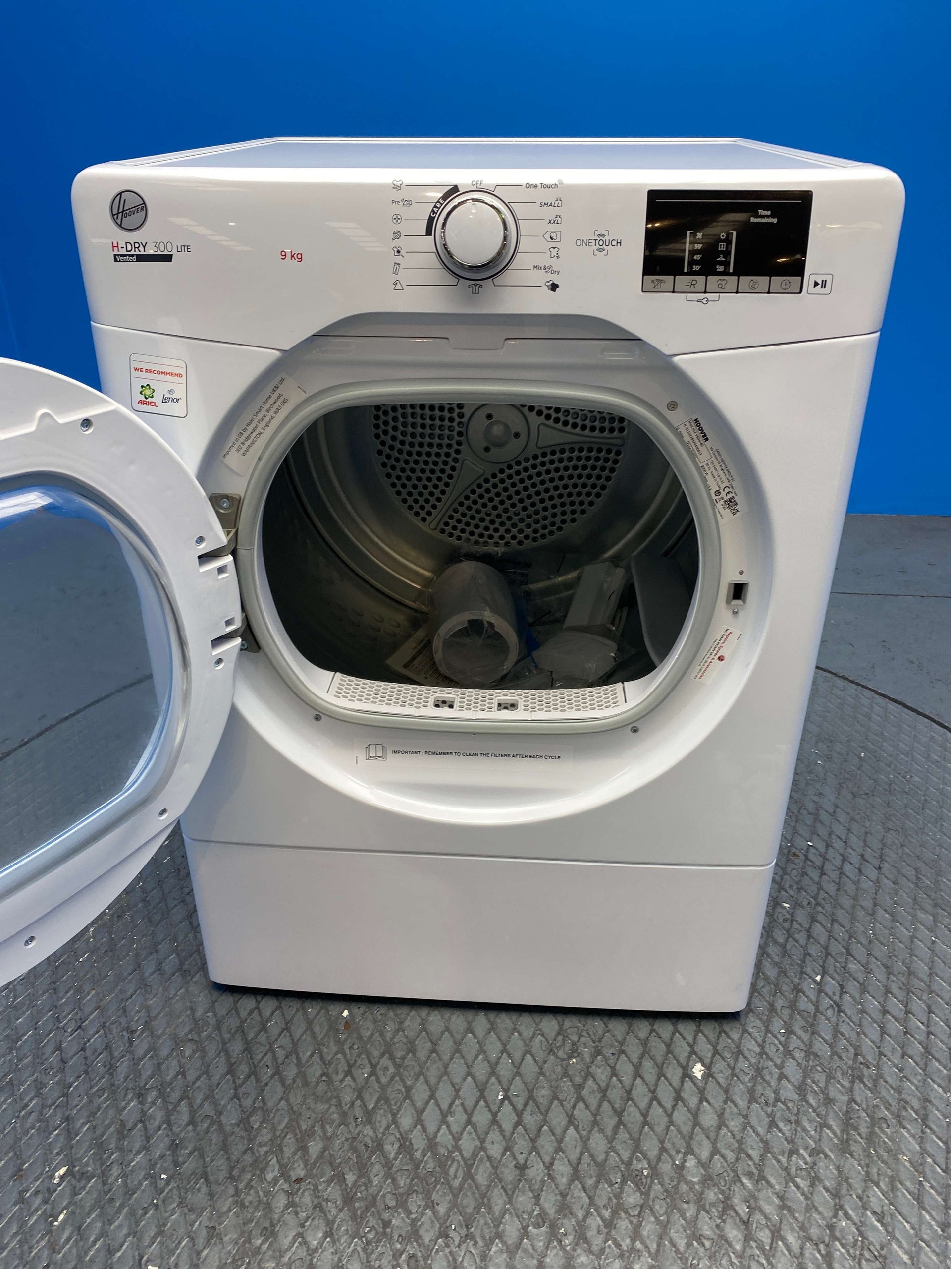Hoover HLEV9DG 9kg Vented Tumble Dryer