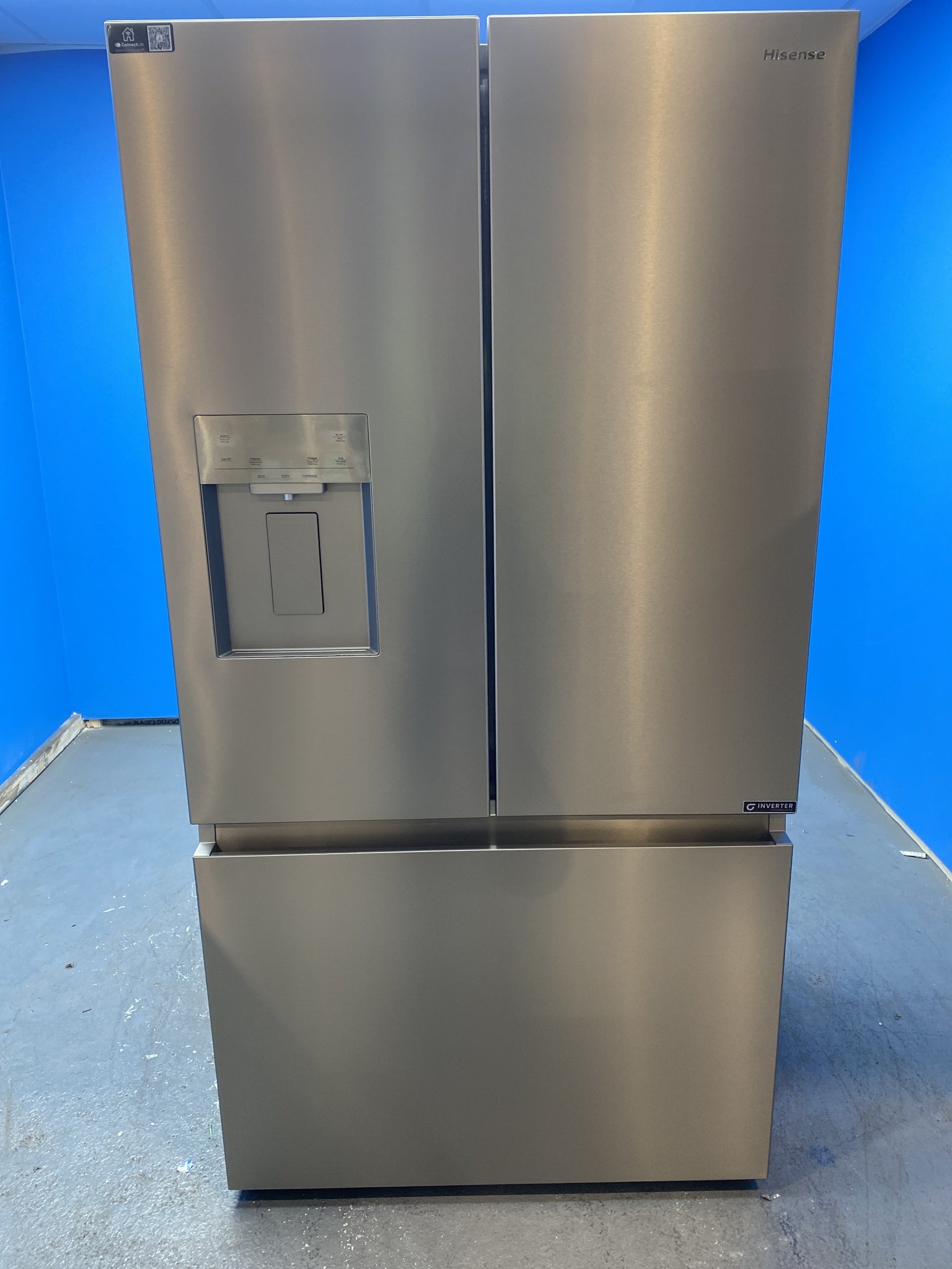 Hisense RF815N4SESE French Door 364 Litre Fridge Freezer