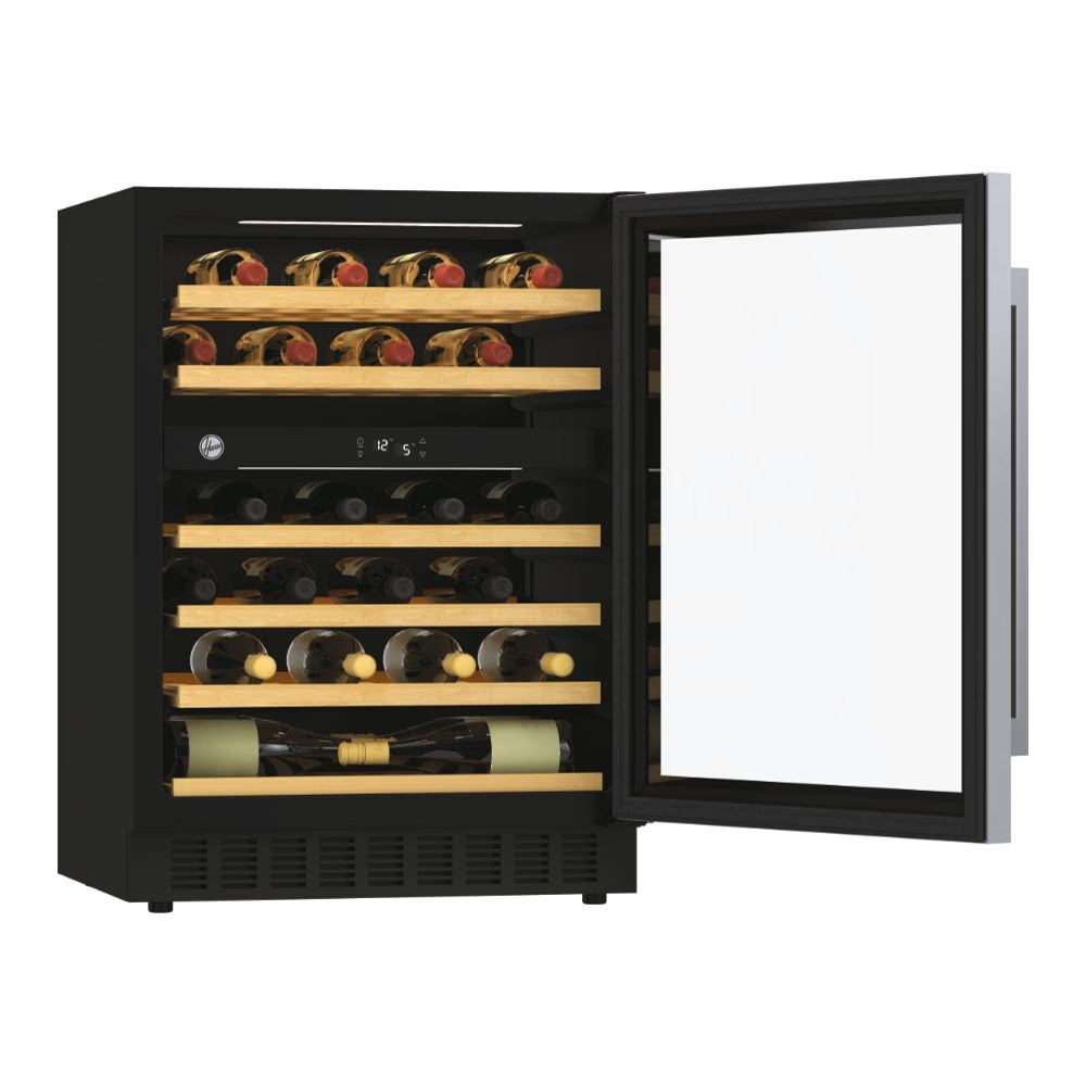 Hoover H-WINE 700 HWCB60UK/N Dual Zone 46 Bottle Wine Cooler  – Renew 2 U