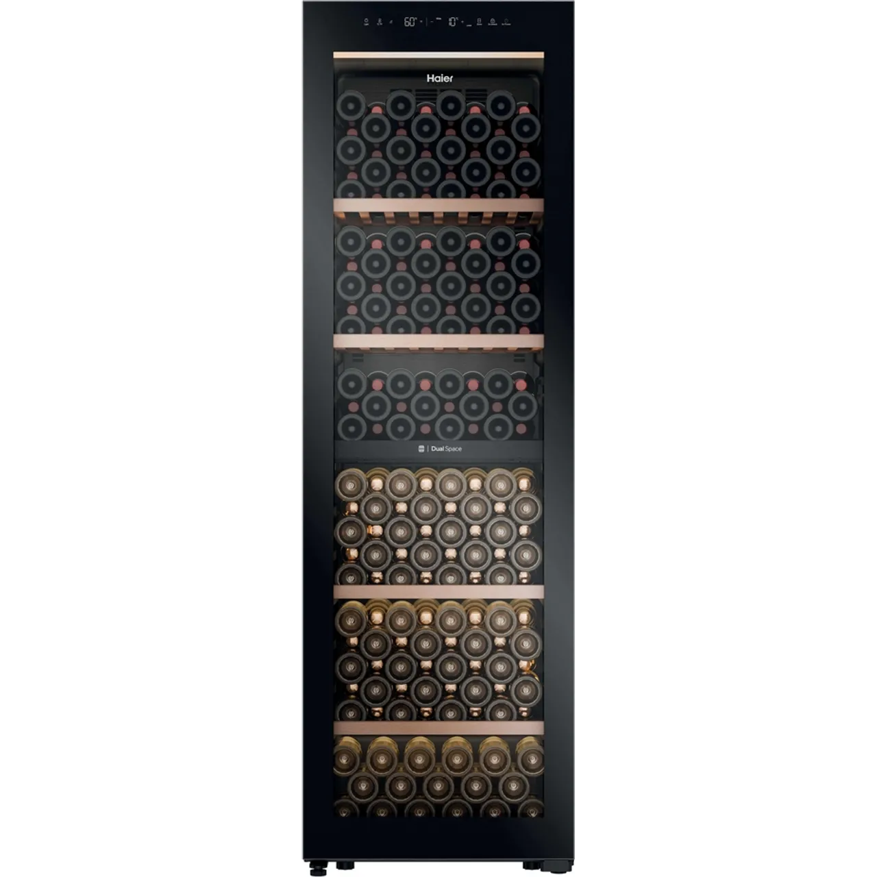 Haier HWS201 GDFH1K 201 Bottle Dual Zone Wine Cooler – Renew 2 U