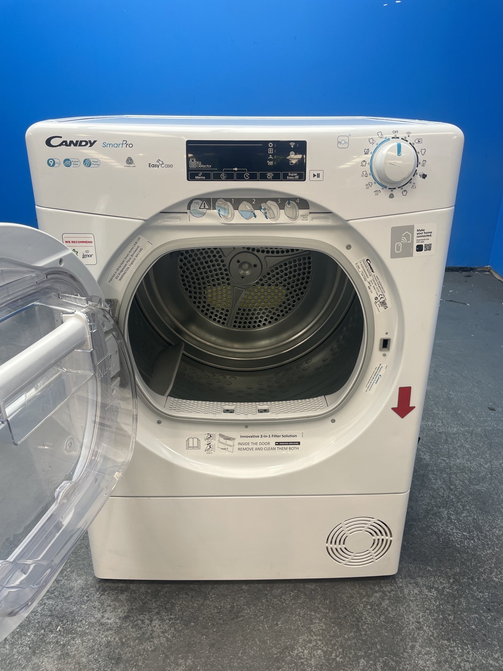 #GRC-159-172 - Candy Smart Pro CSOEH9A2TE 9kg Heat Pump Tumble Dryer