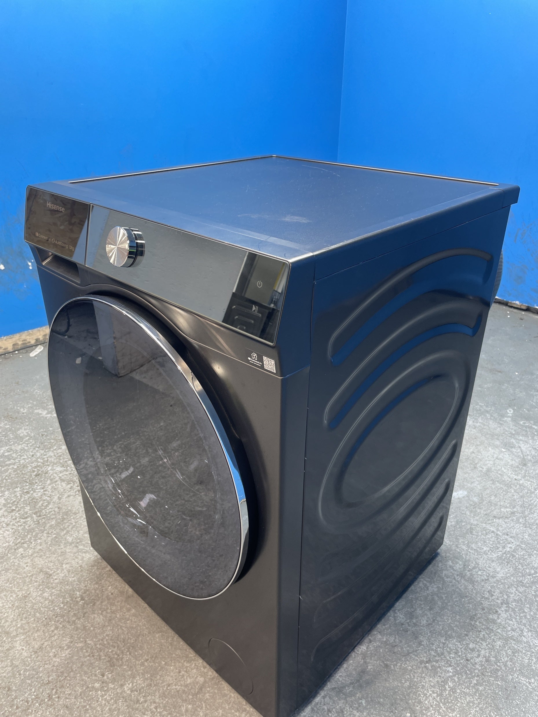 #GRC-158-105 - Hisense 7S Series WF7S1247BB 12kg 1400 Spin AI Washing Machine