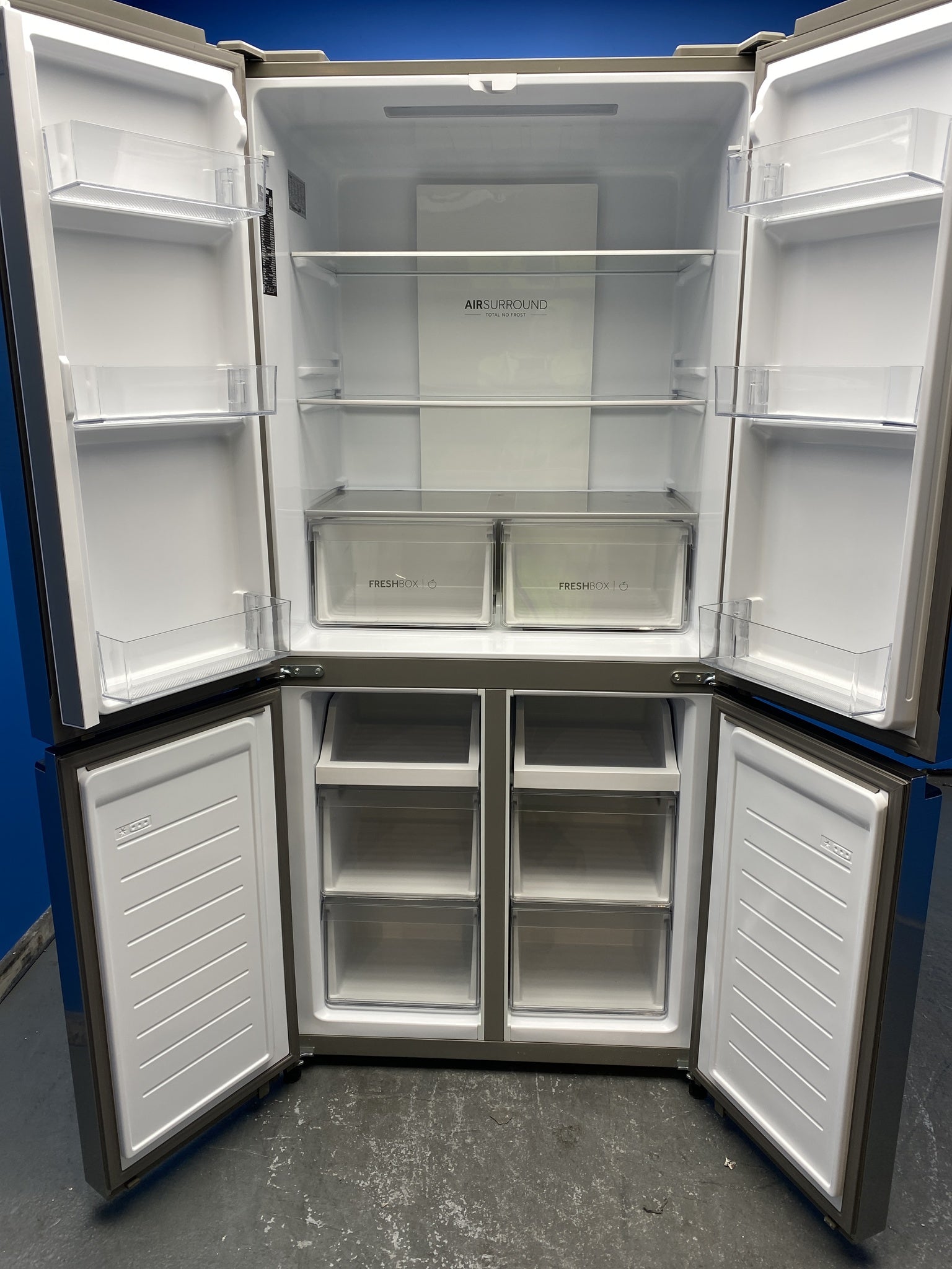 Haier HCR3818ENMG Series 3 467 Litre 4 Door Fridge Freezer