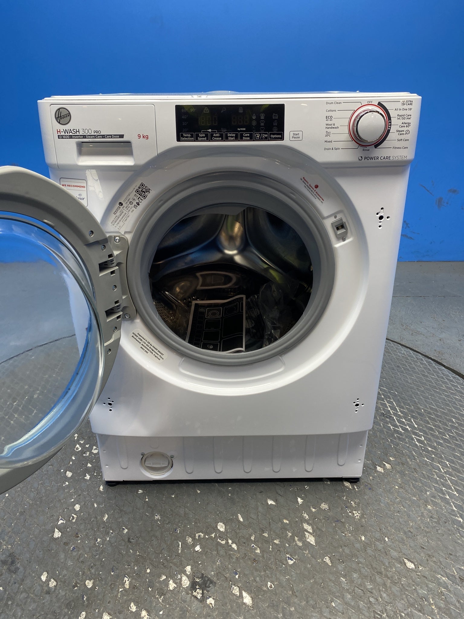 Hoover HBWODS69TAMCE 9kg Integrated AutoDose Washing Machine