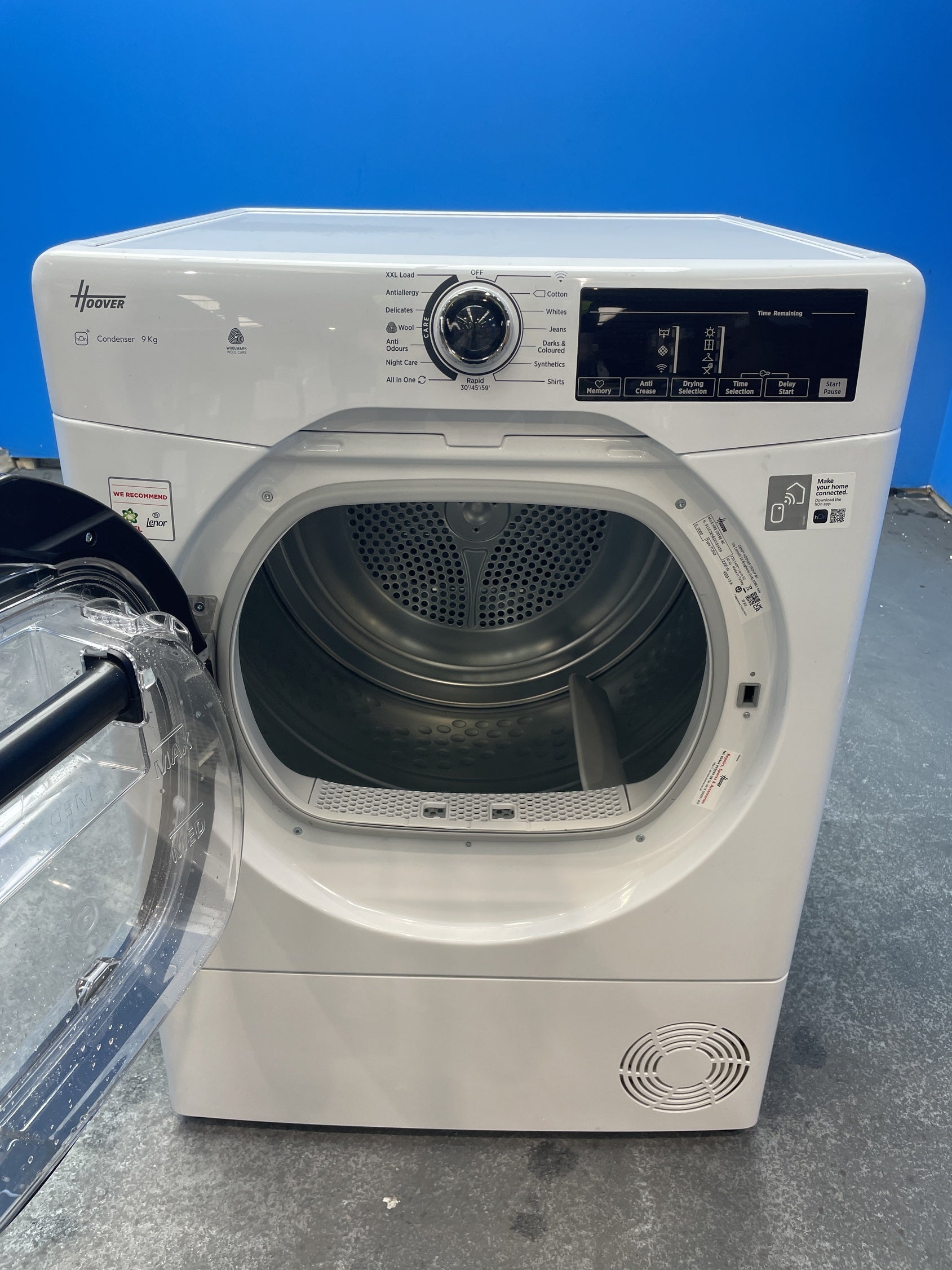 #GRC-159-526 - Hoover H-DRY 350 HREC9TBE-80 9kg Condenser Tumble Dryer