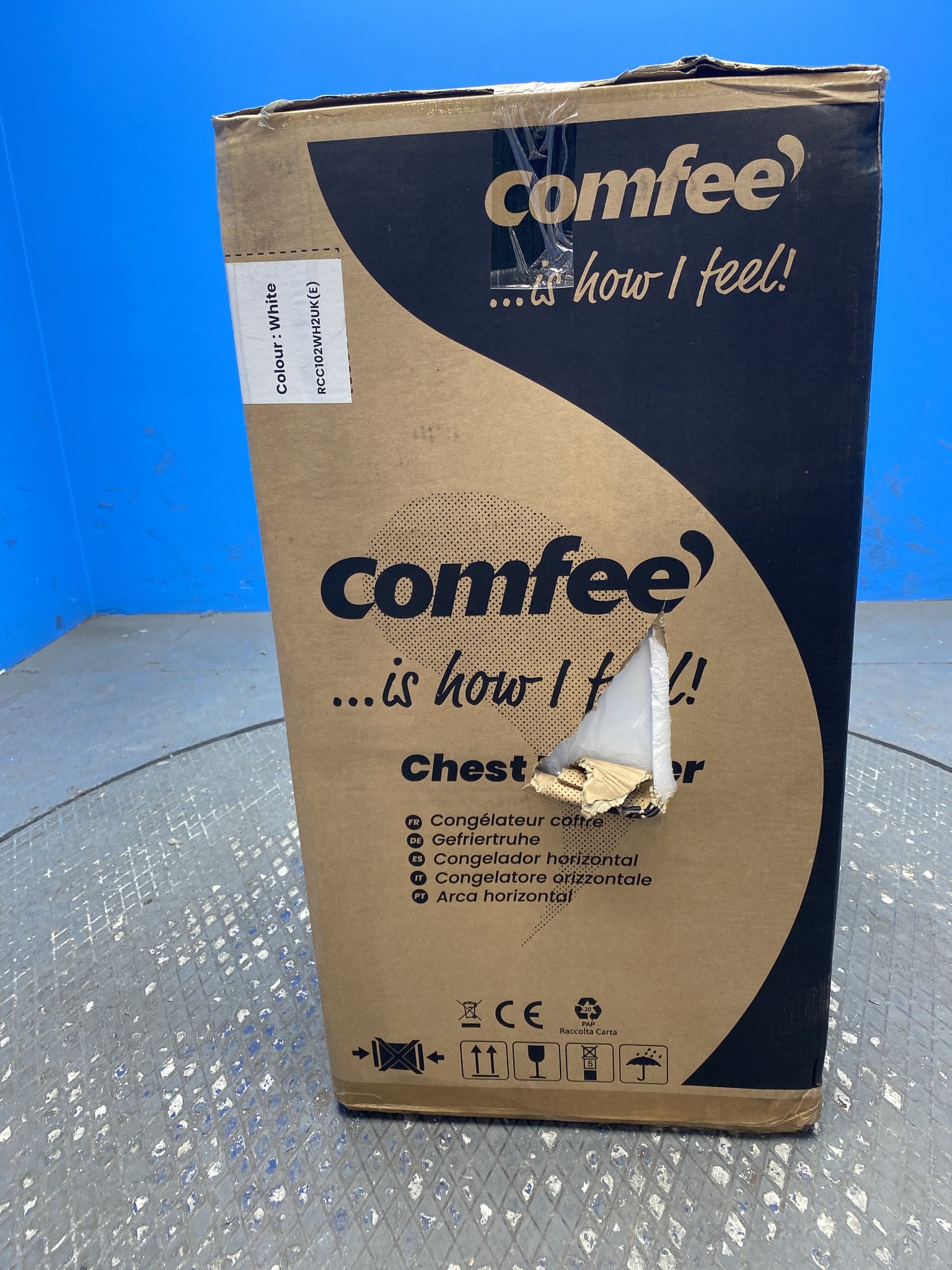 #GRC-158-897 - Comfee RCC102WH2UK(E) 99 Litre Capacity Dual Mode Chest Freezer