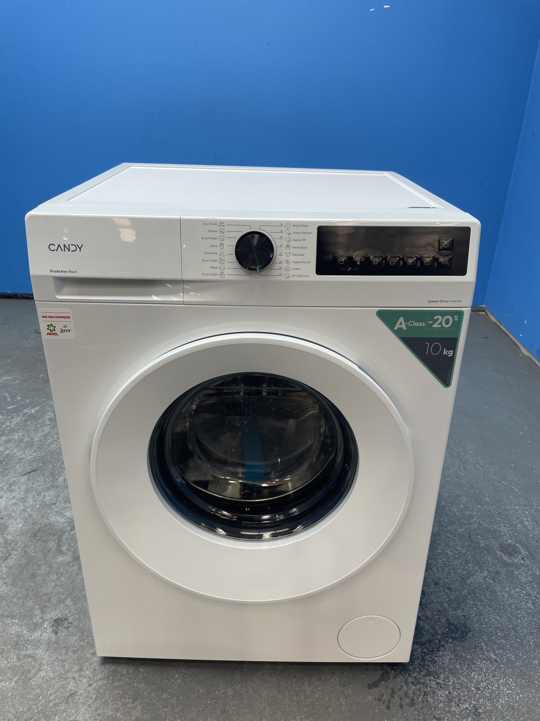 #GRC-163-112 - Candy GD 4108-80 10kg 1400 rpm Quick Wash Washing Machine
