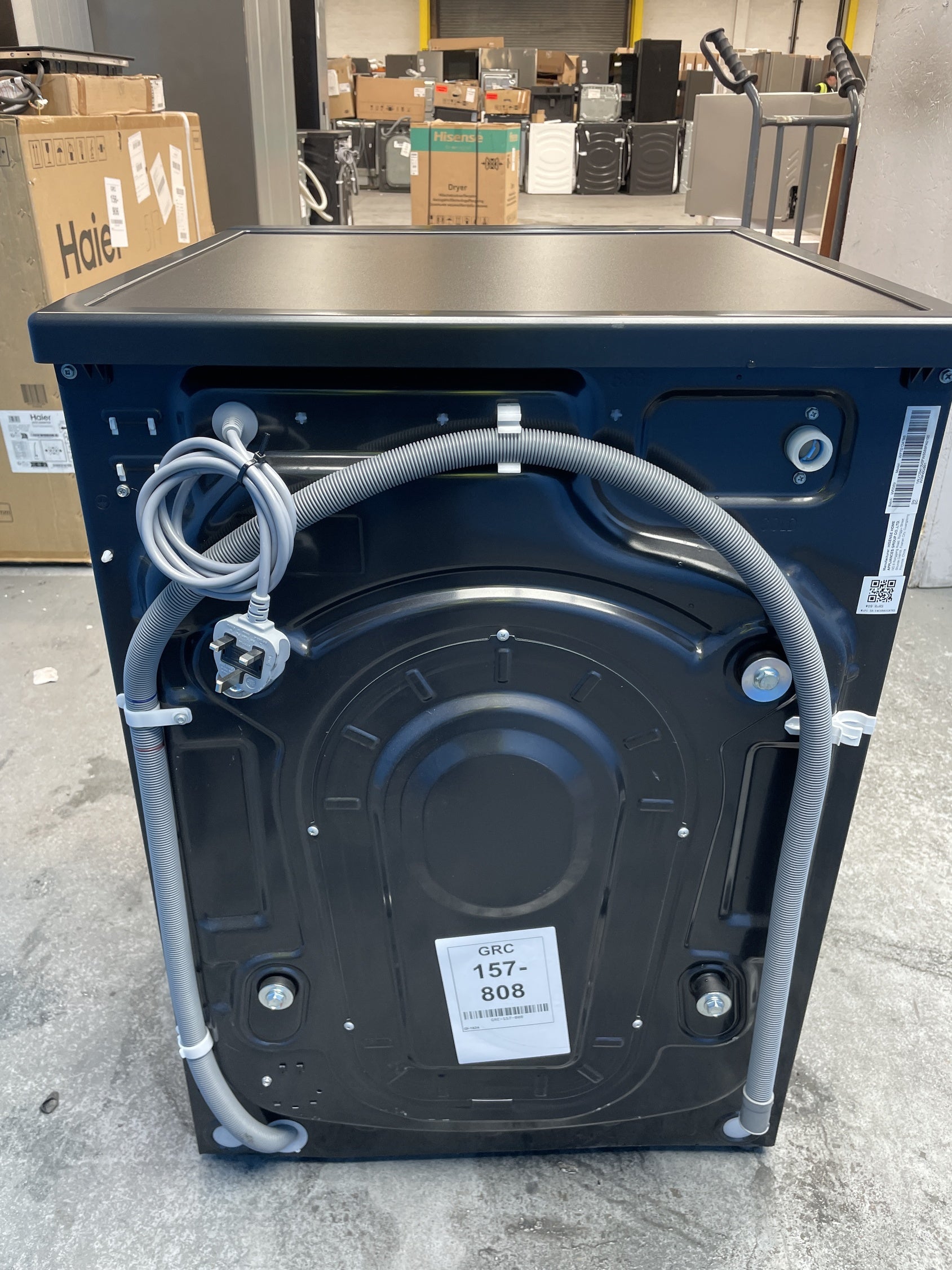 #GRC-157-808 - Hisense 7S Series WF7S1247BB 12kg 1400 Spin AI Washing Machine