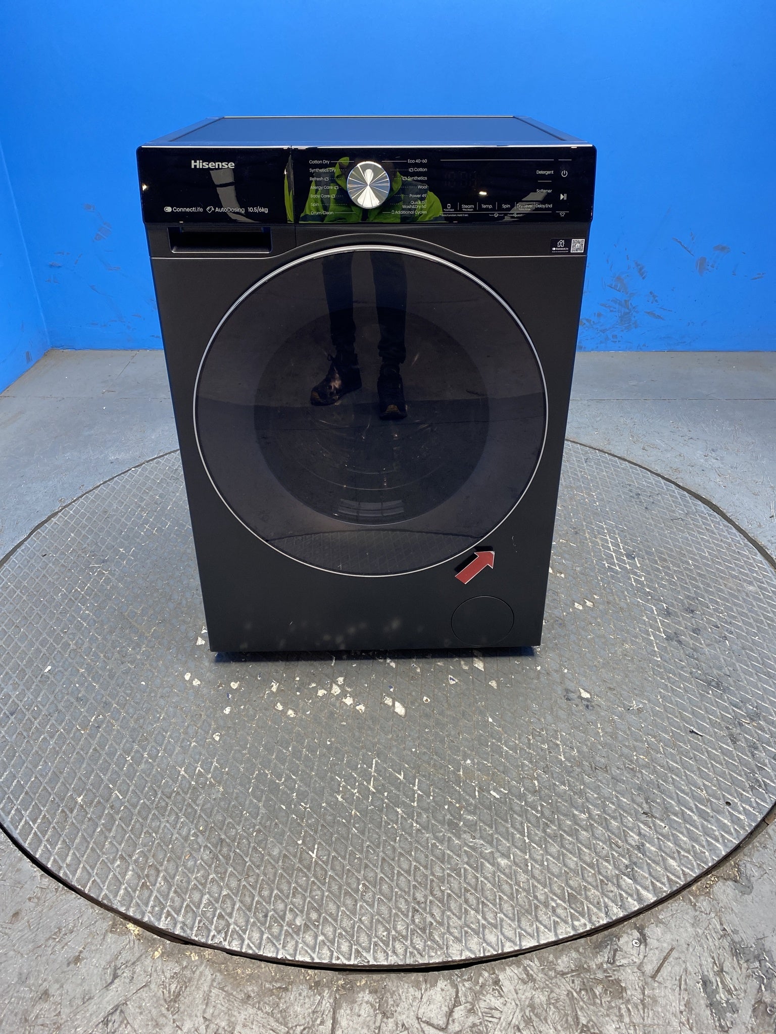 Hisense WD5S1045BB 10.5/6kg 1400rpm Auto Dosing Washer Dryer