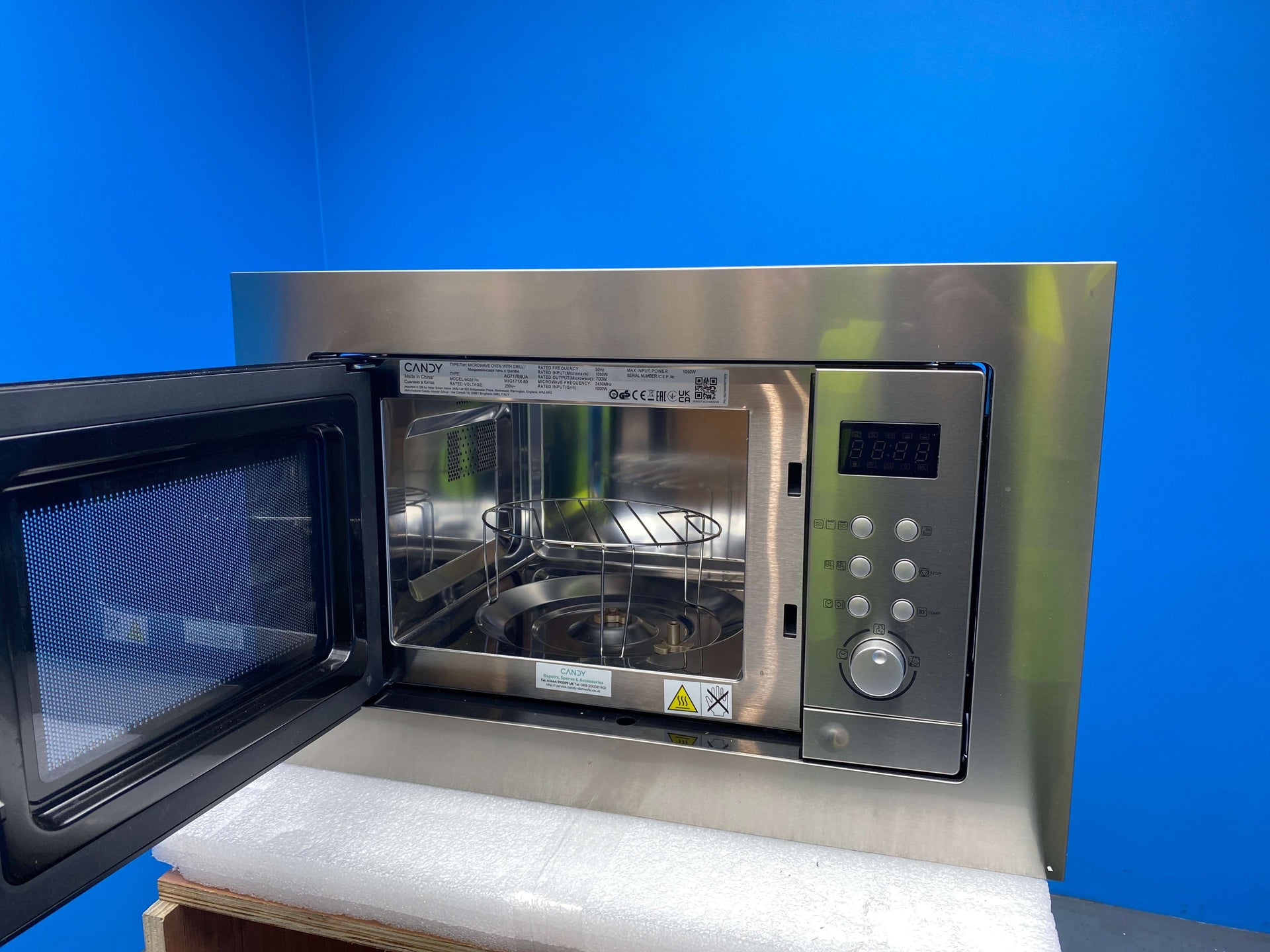 Candy MIG171X Built-in 17 Litres Grill and Microwave