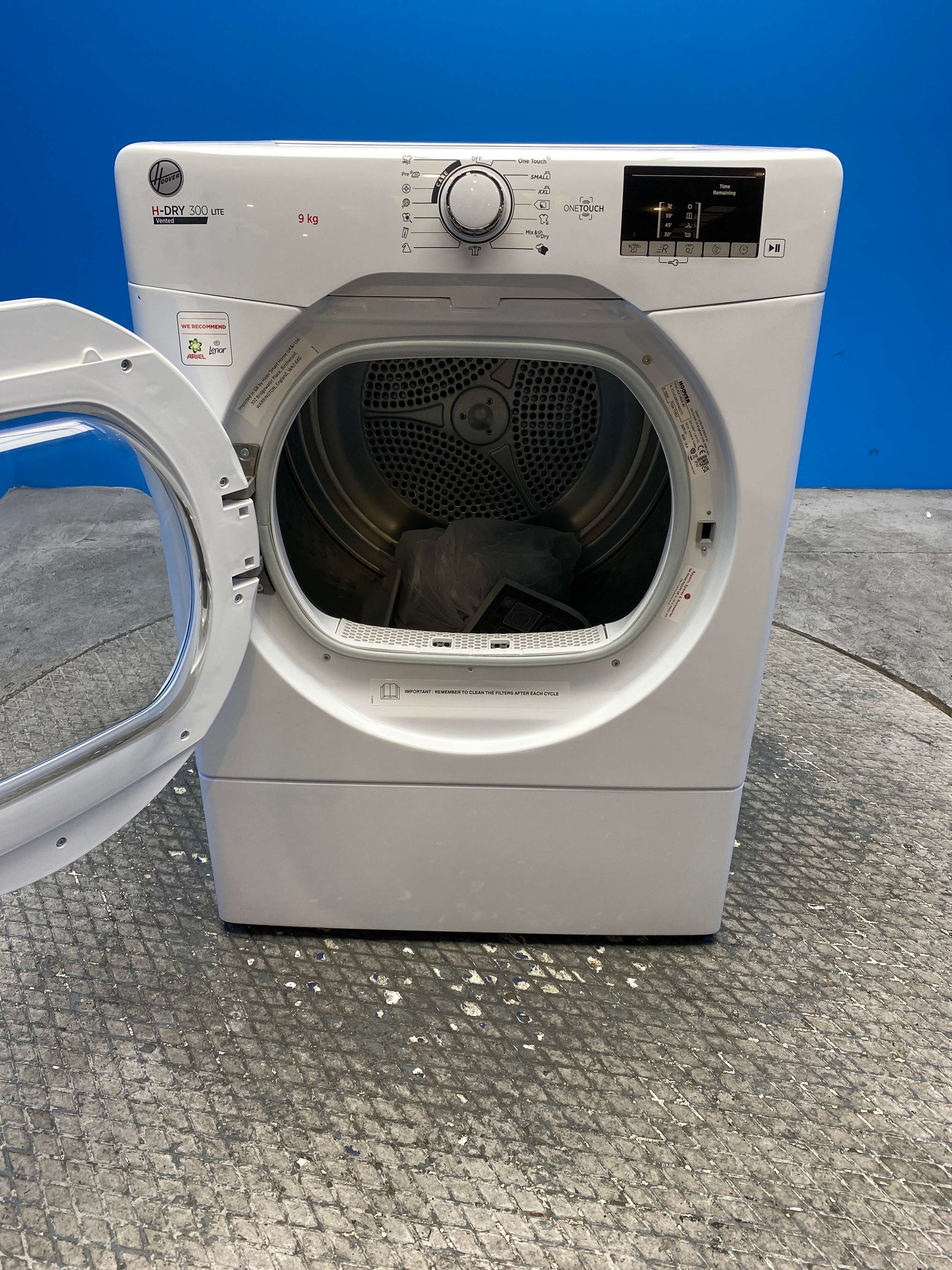 Hoover HLEV9DG 9kg Vented Tumble Dryer