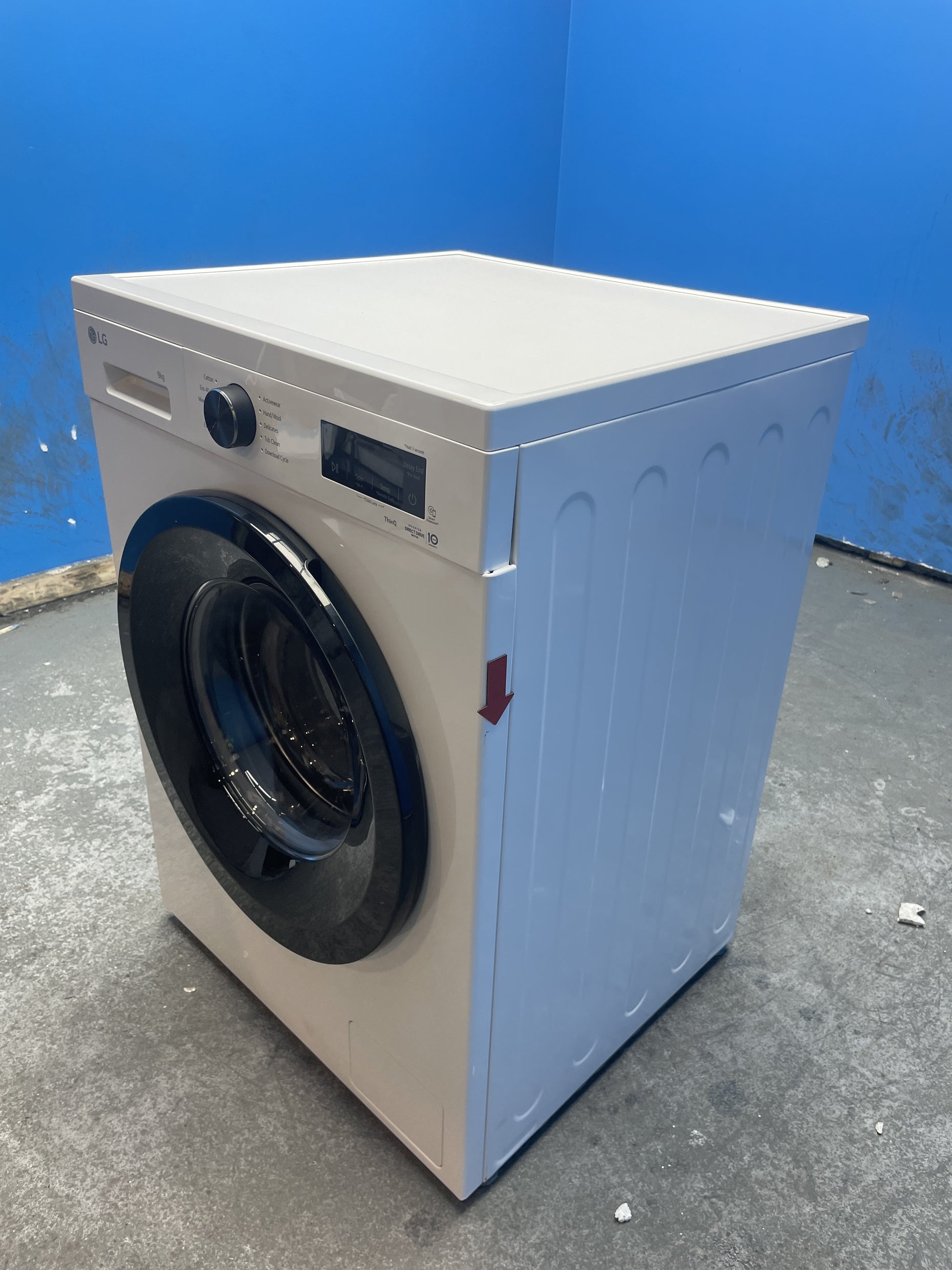 #GRC-159-931 - LG F4X1009NWK 9kg 1400 Spin Washing Machine with Steam