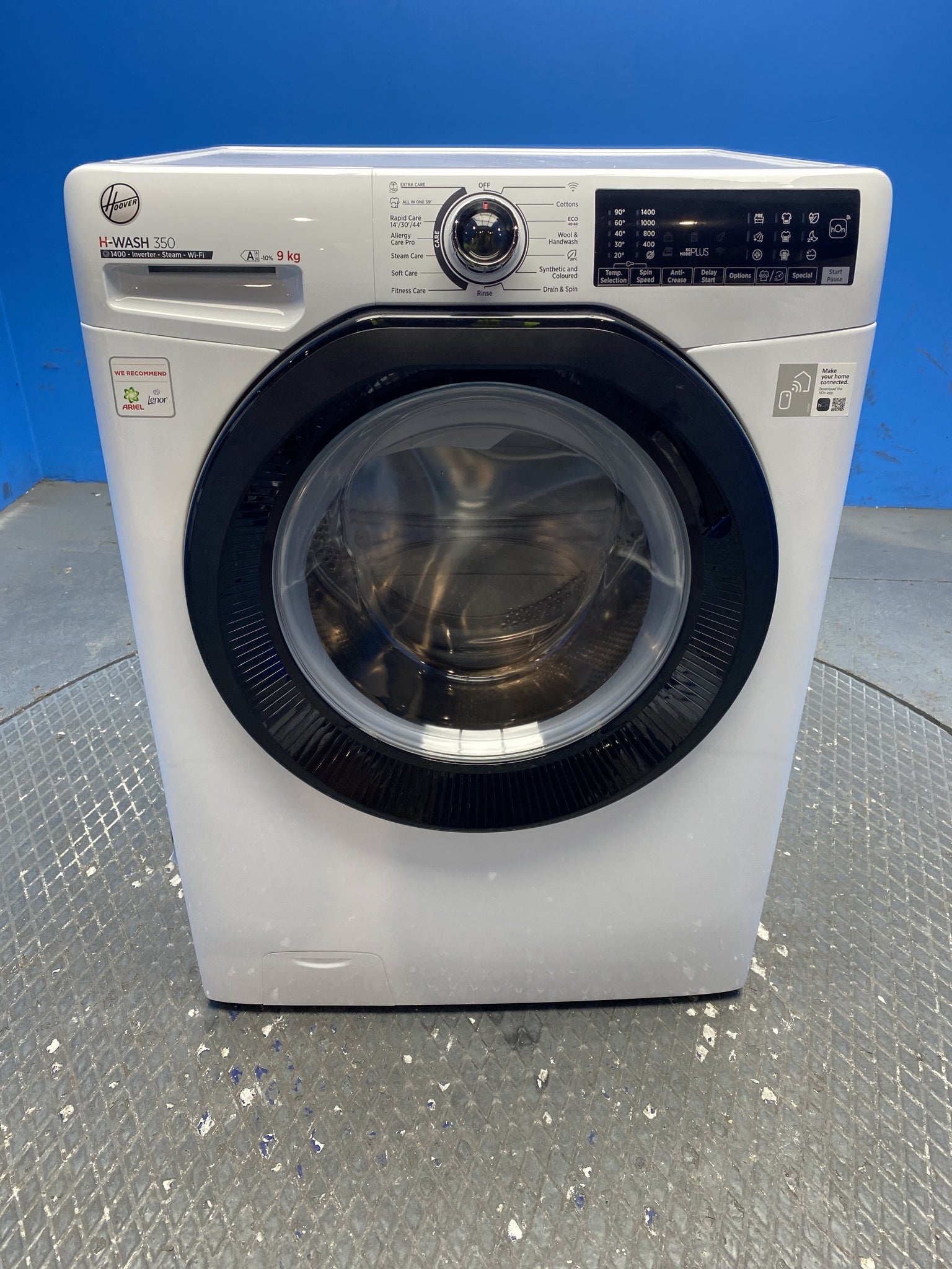 Hoover H3WPS496TAMB6 9kg 1400 Spin Washing Machine