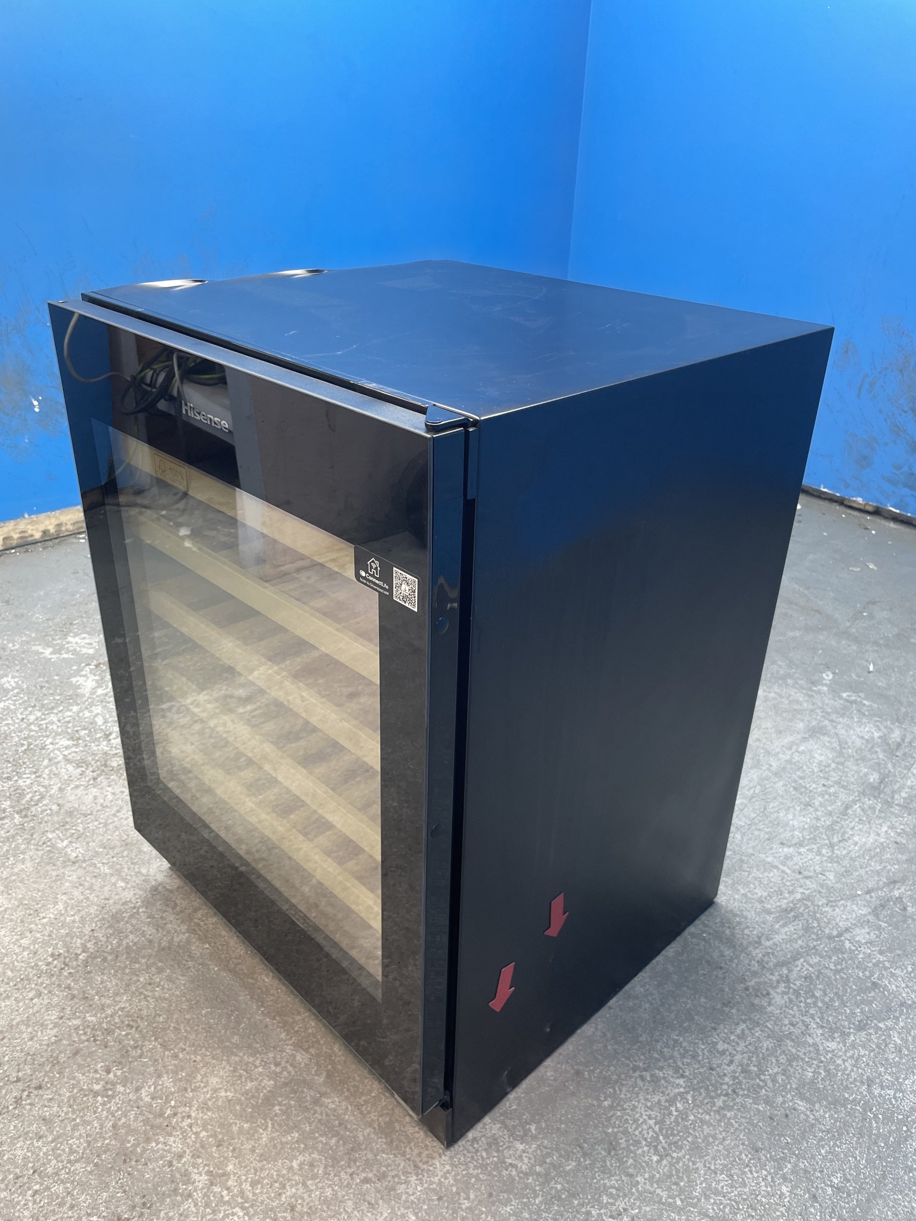 #GRC-158-056 - Hisense RW3N132GSLF Built-In 46 Bottles Wine Cooler